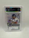 2023 Arena Club Pro Set Pure Platinum Travis Hunter Green Spectrum Autograph 5/8 AC 9/10