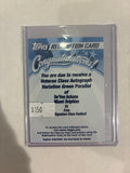2025 Topps Signature Class De’Von Achane Dolphins Veteran Class Variation Green Parallel Redemption Card