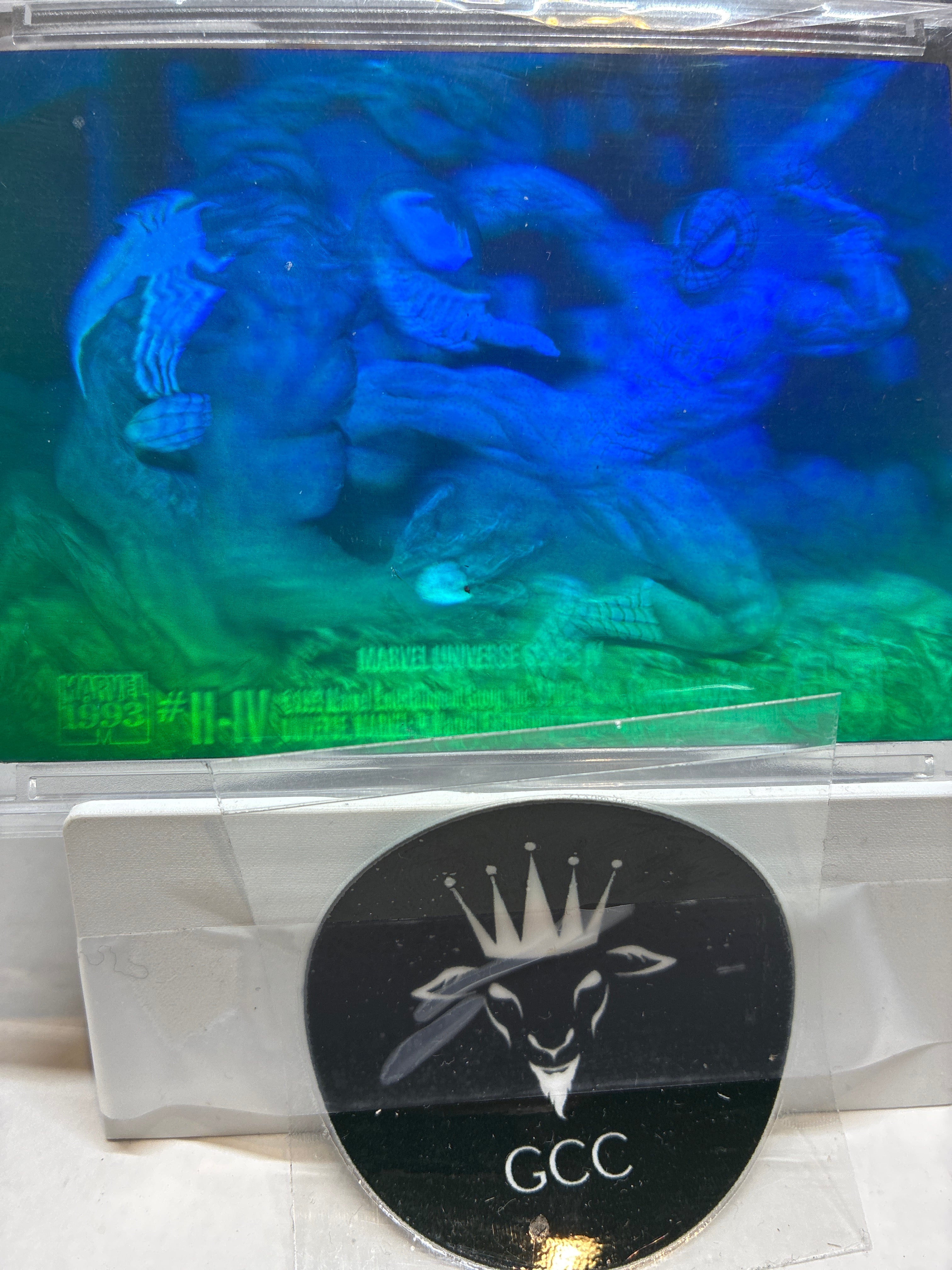 1993 Skybox Marvel Universe Series IV Spiderman & Venom