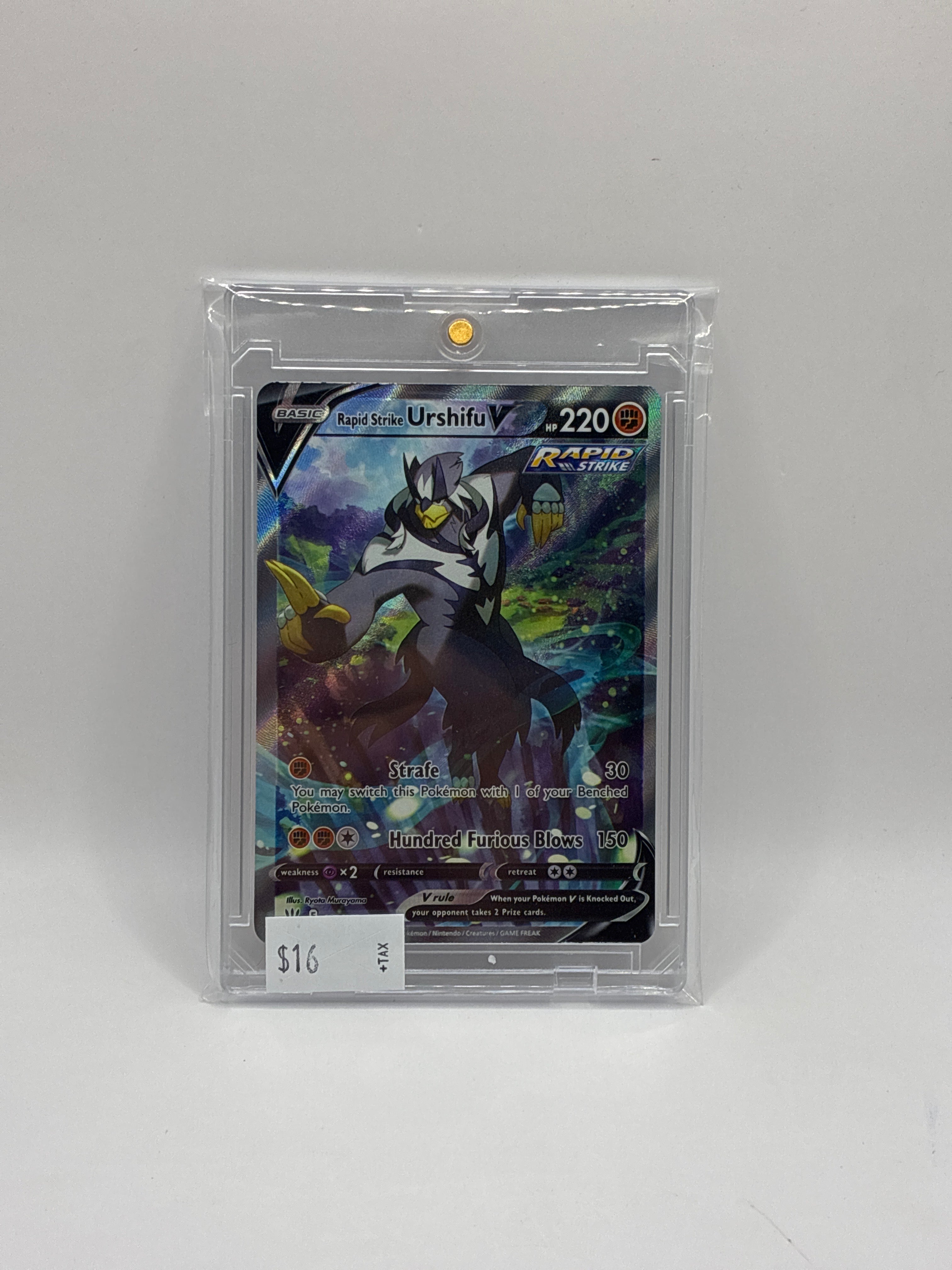 Rapid Strike Urshifu V (Alternate Full Art) 153/163 Swsh05: Battle Styles Holo