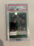 2022-23 Contenders Optic Jayson Tatum 1985 Tribute Auto Green 42/49 PSA 9