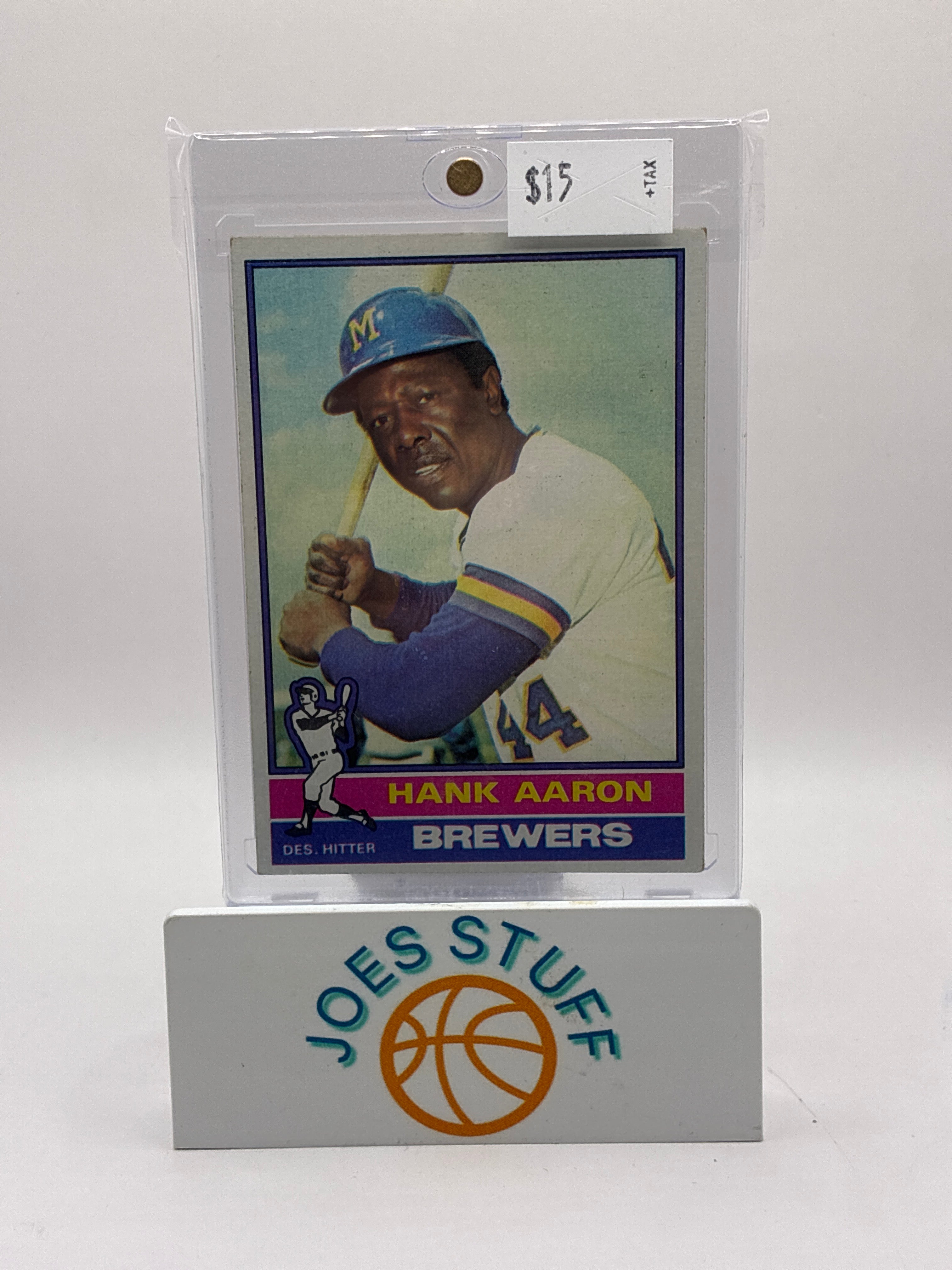 1976 Topps - Hank Aaron #550
