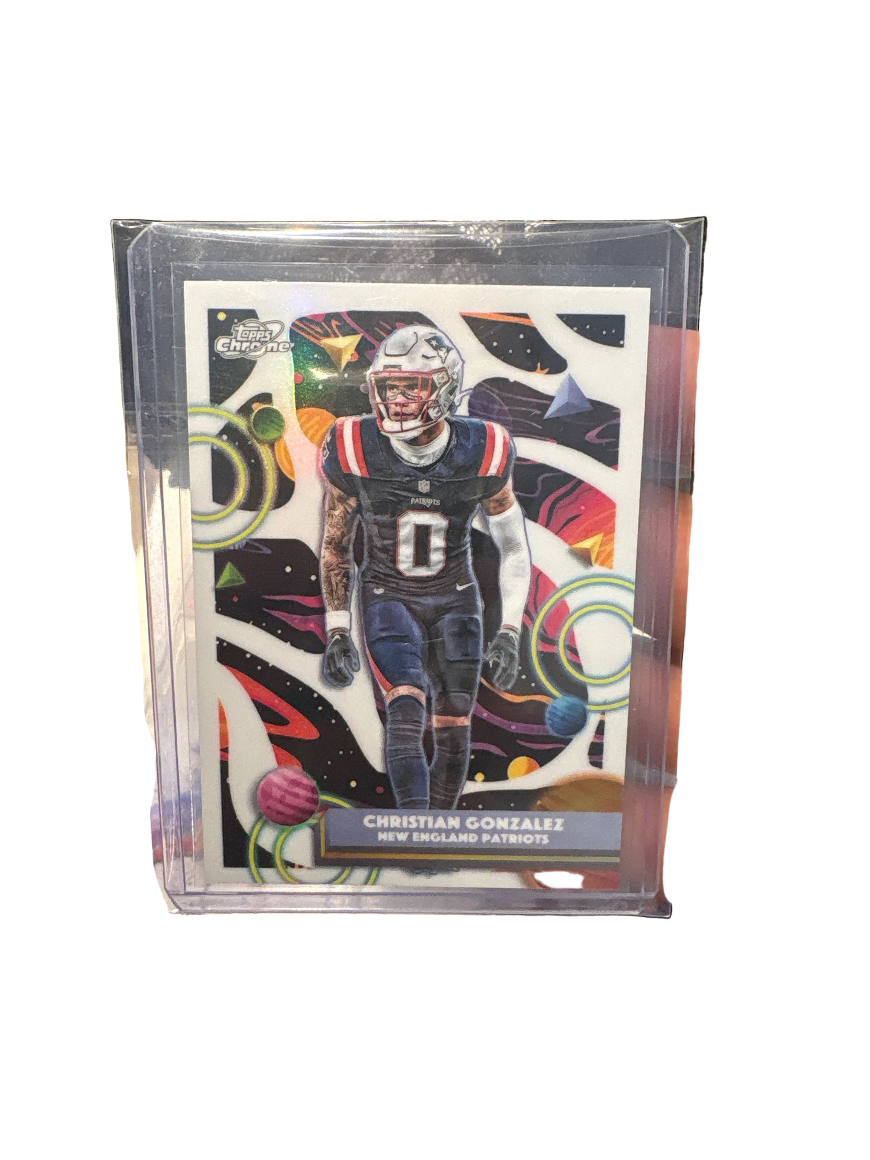 2025 Topps Chrome cosmic - Christian Gonzales “white out” #68