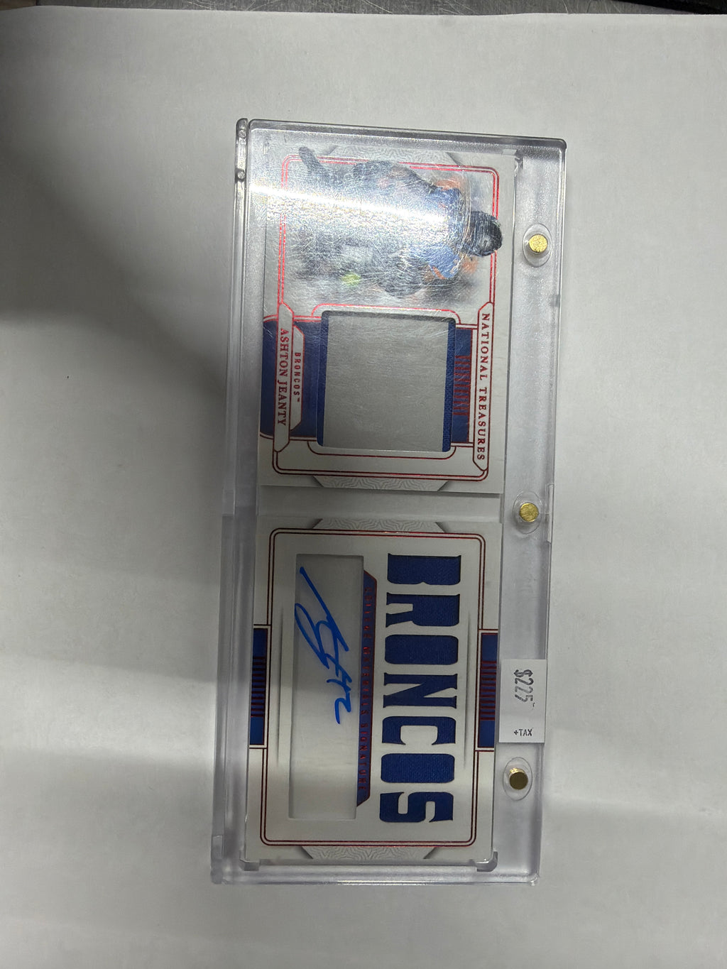2025 national treasures Ashton Jeanty patch auto 1/11