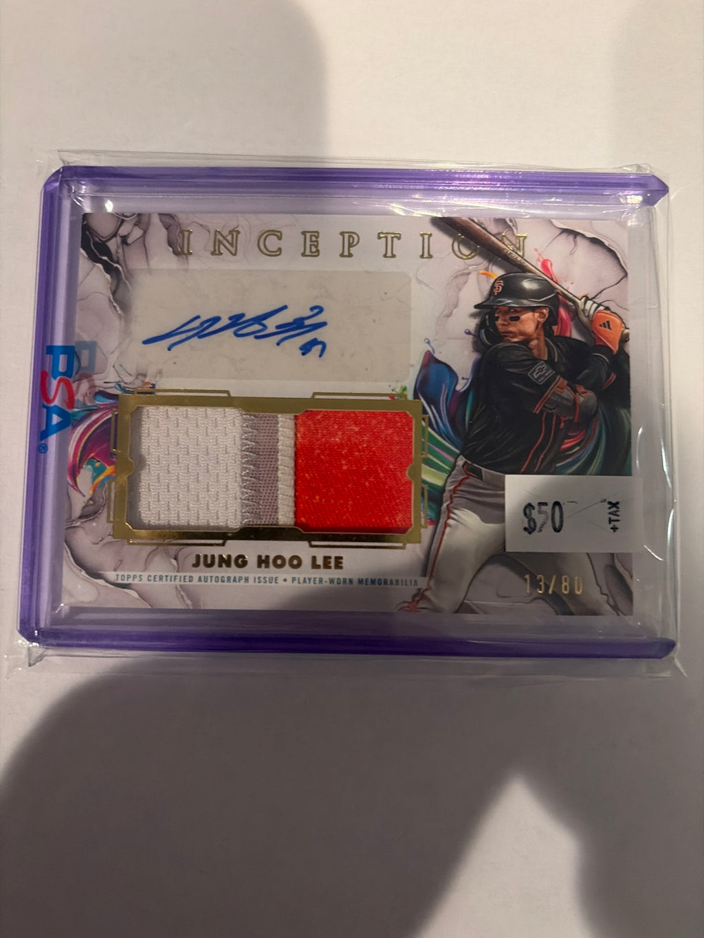 2025 Inception Auto Patch Jung Hoo Lee 13/80