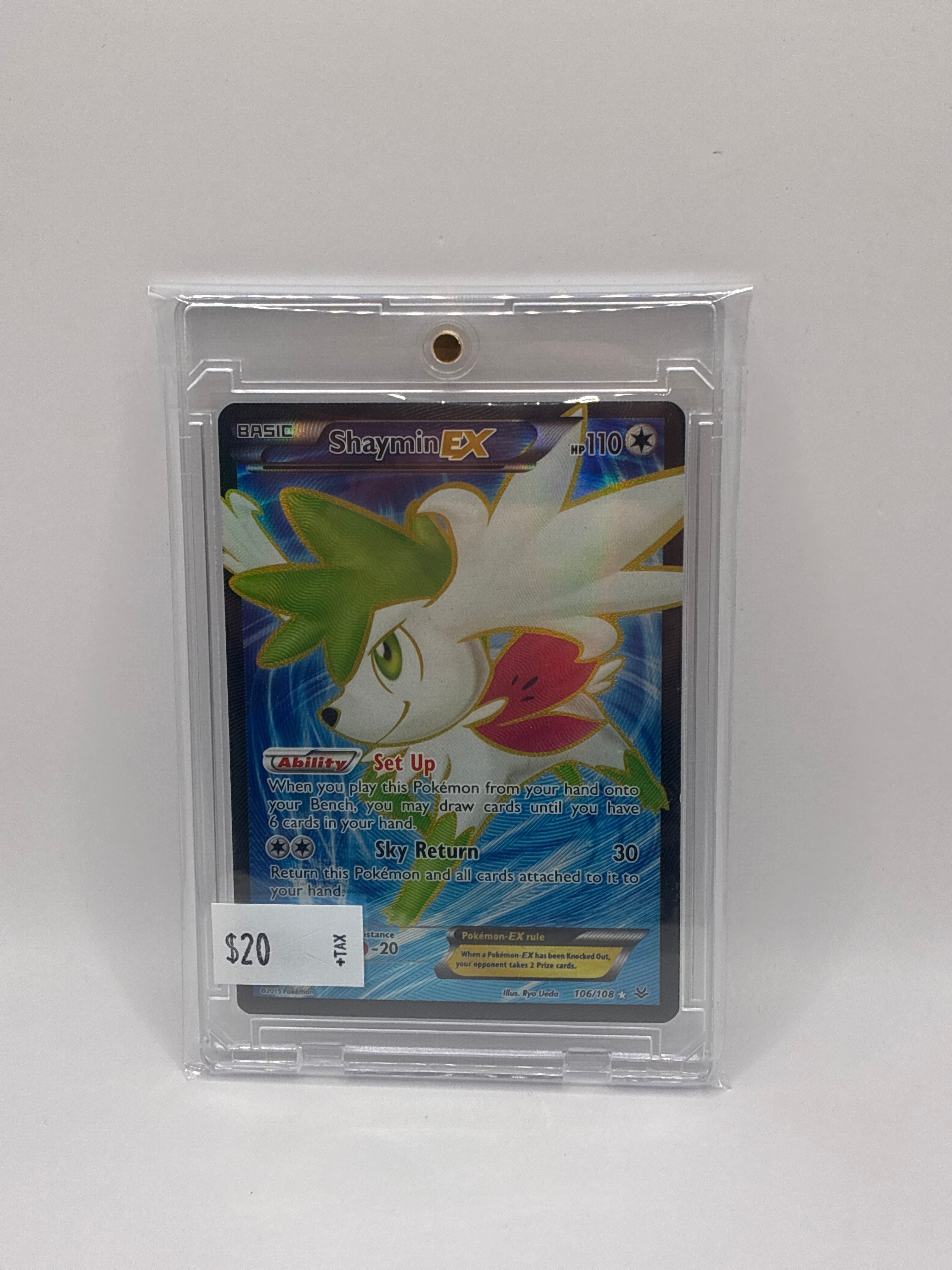 Shaymin EX (106 Full Art) 106/108 Roaring Skies Holo