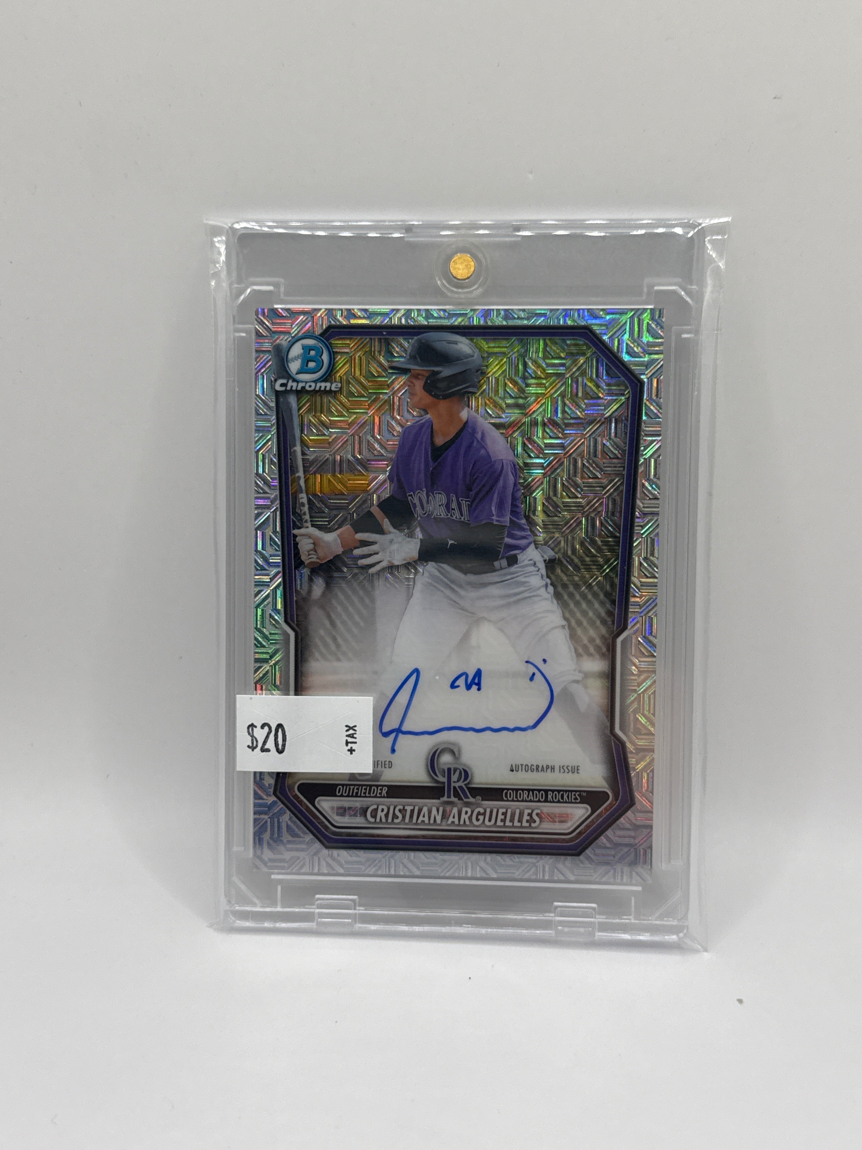 2026 Bowman Chrome Cristian Arguelles Mojo Autograph
