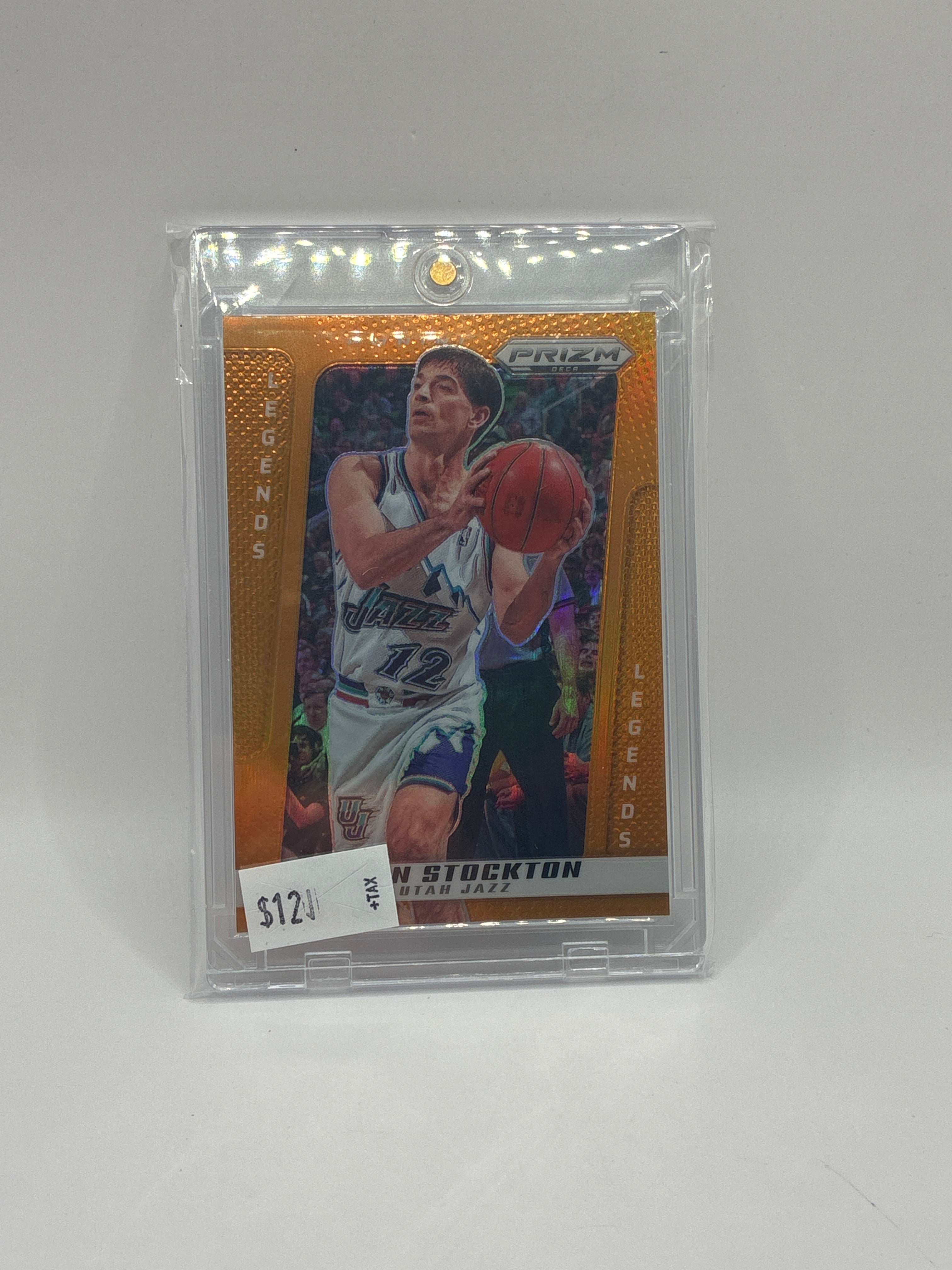 2025 Panini Prizm Deca John Stockton Legends Gold