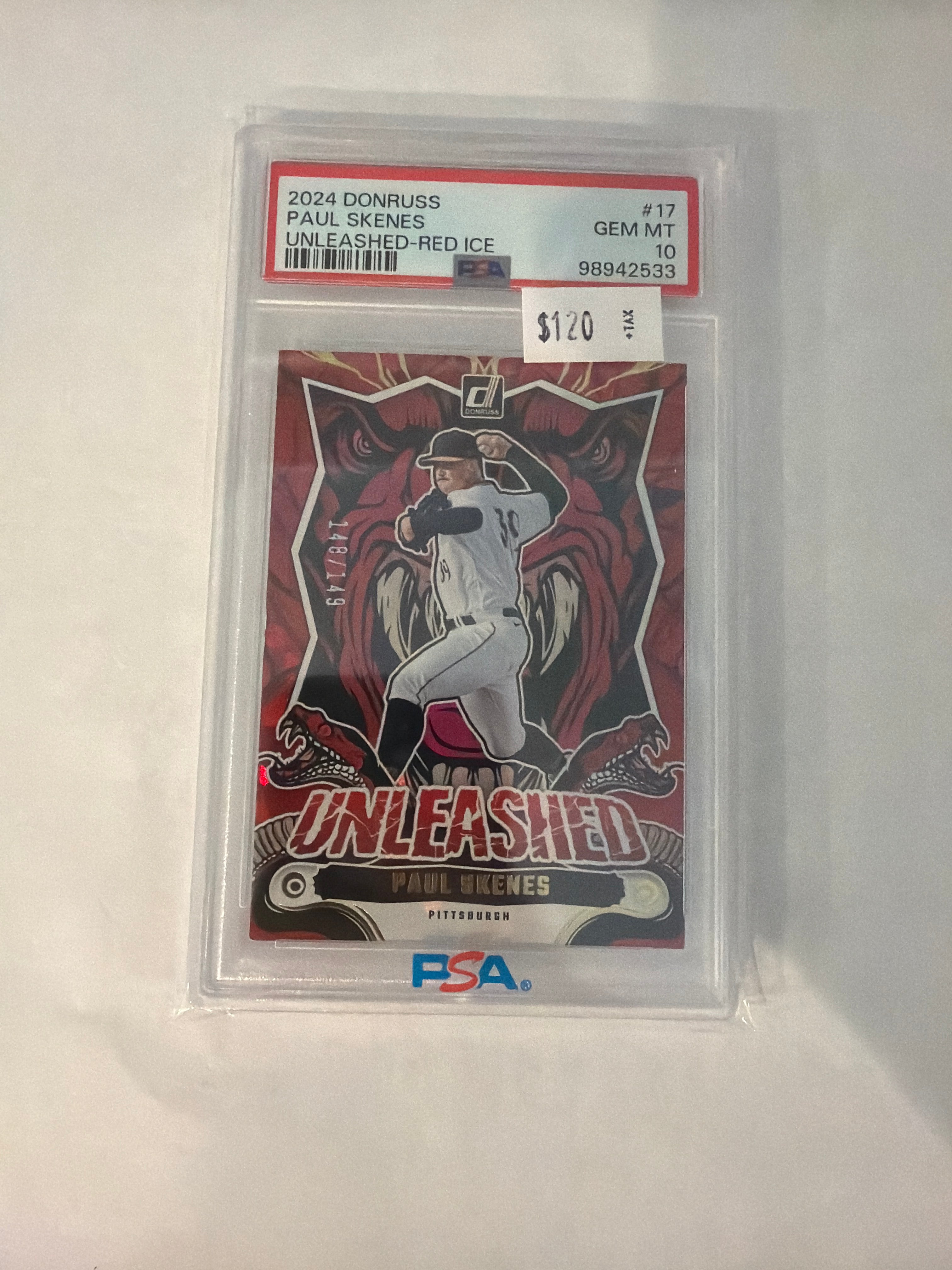 2024 Donruss Paul Shane’s unleashed red ice PSA10