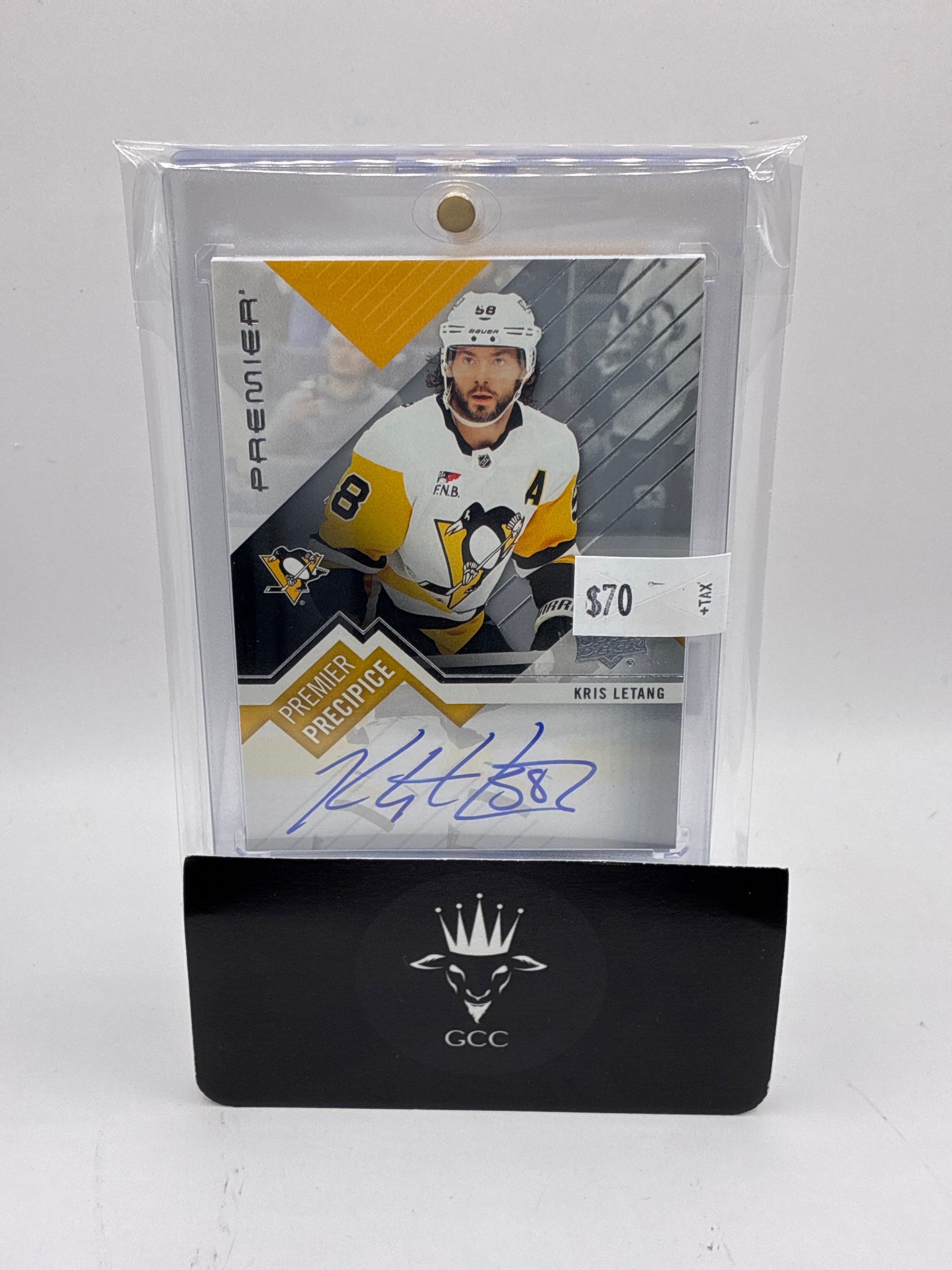 2023-24 Upper Deck Premier Precipice Autographs Kris Letang