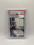 2024 Topps Signature Class Rookie Class Autographs Drake Maye #RCA-DM Green 079/150 PSA 10
