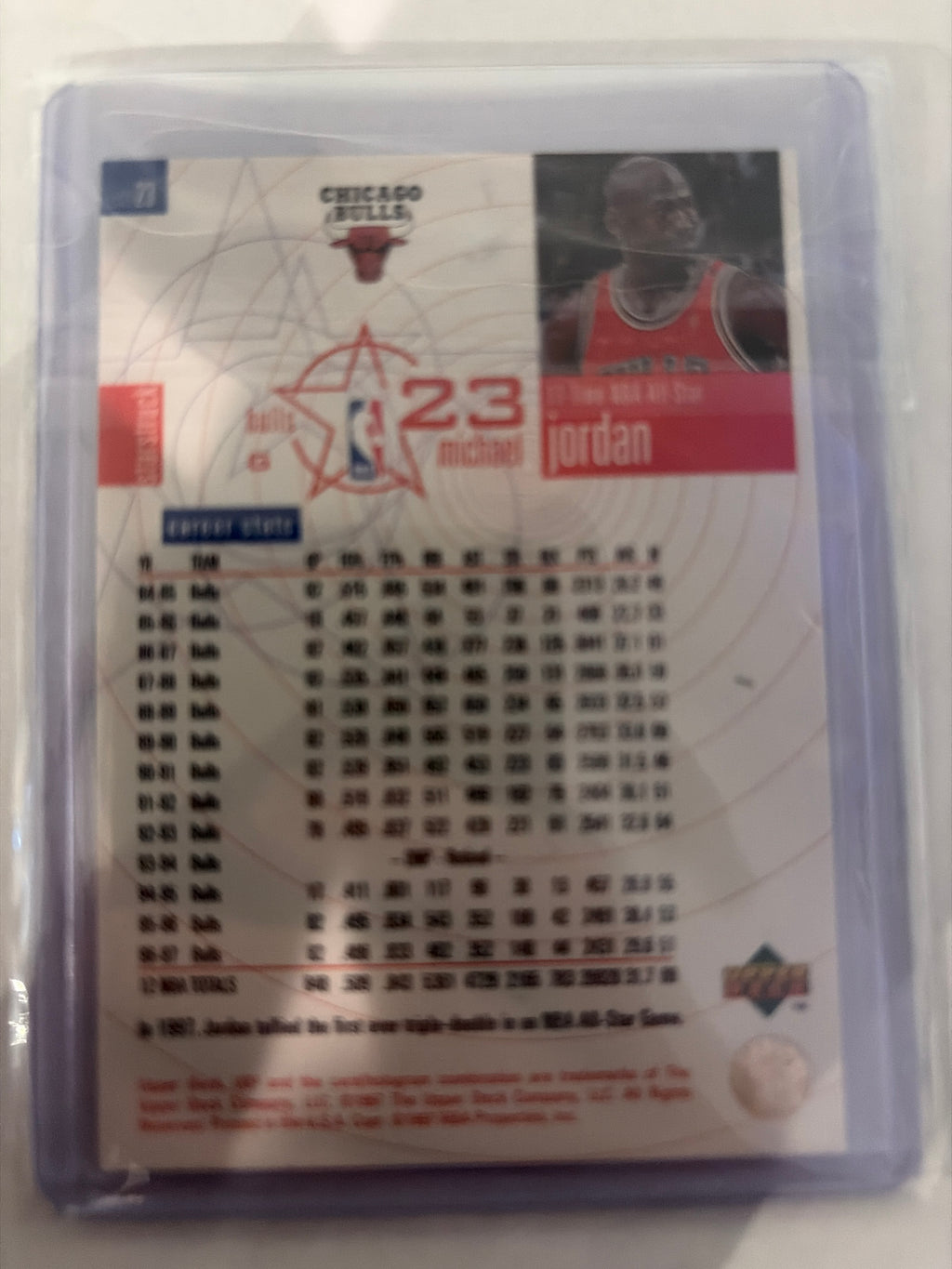 1997 starstruck Micheal Jordan