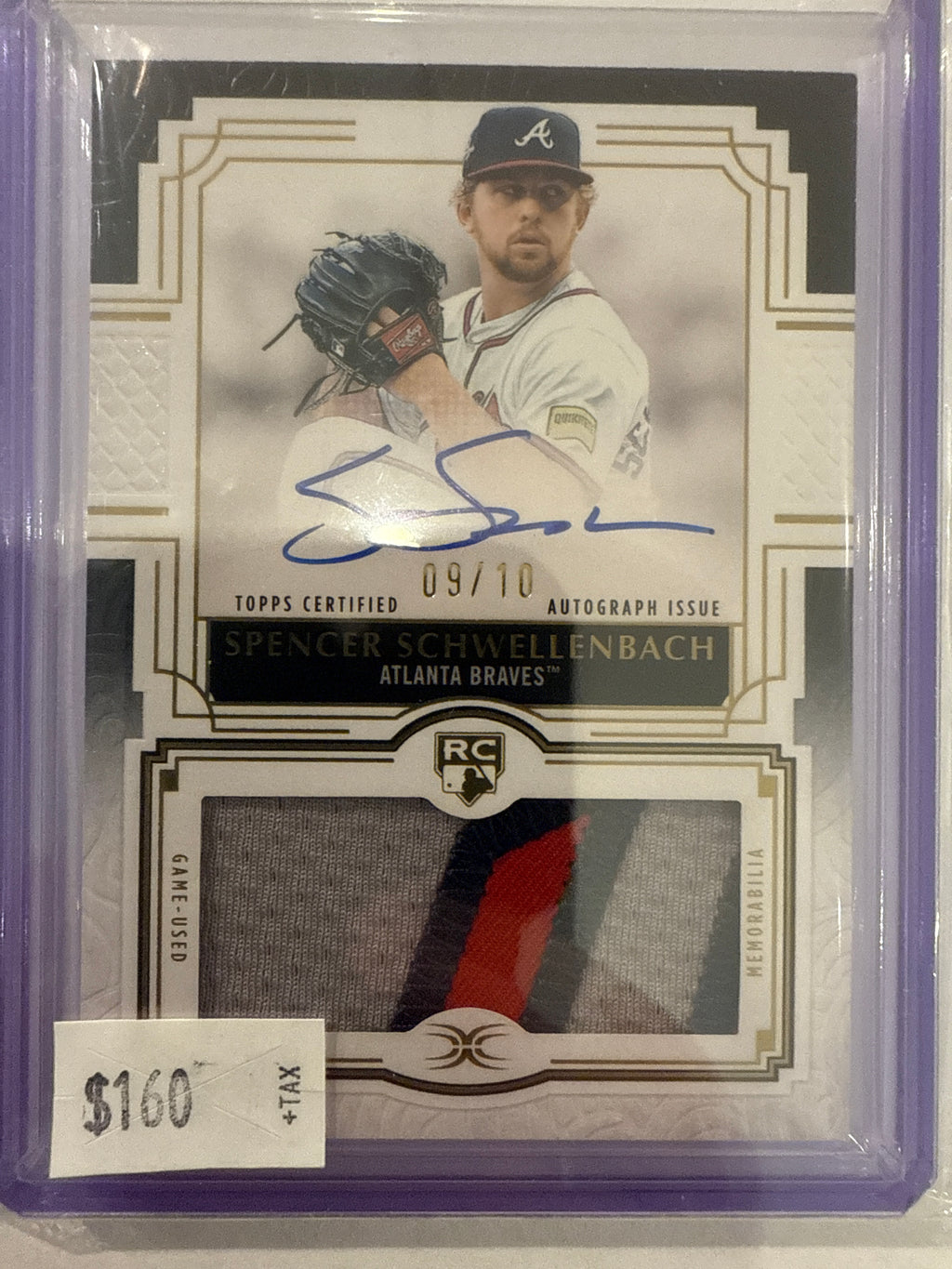 2025 Topps Definitive Spencer Schwellenbach 9/10