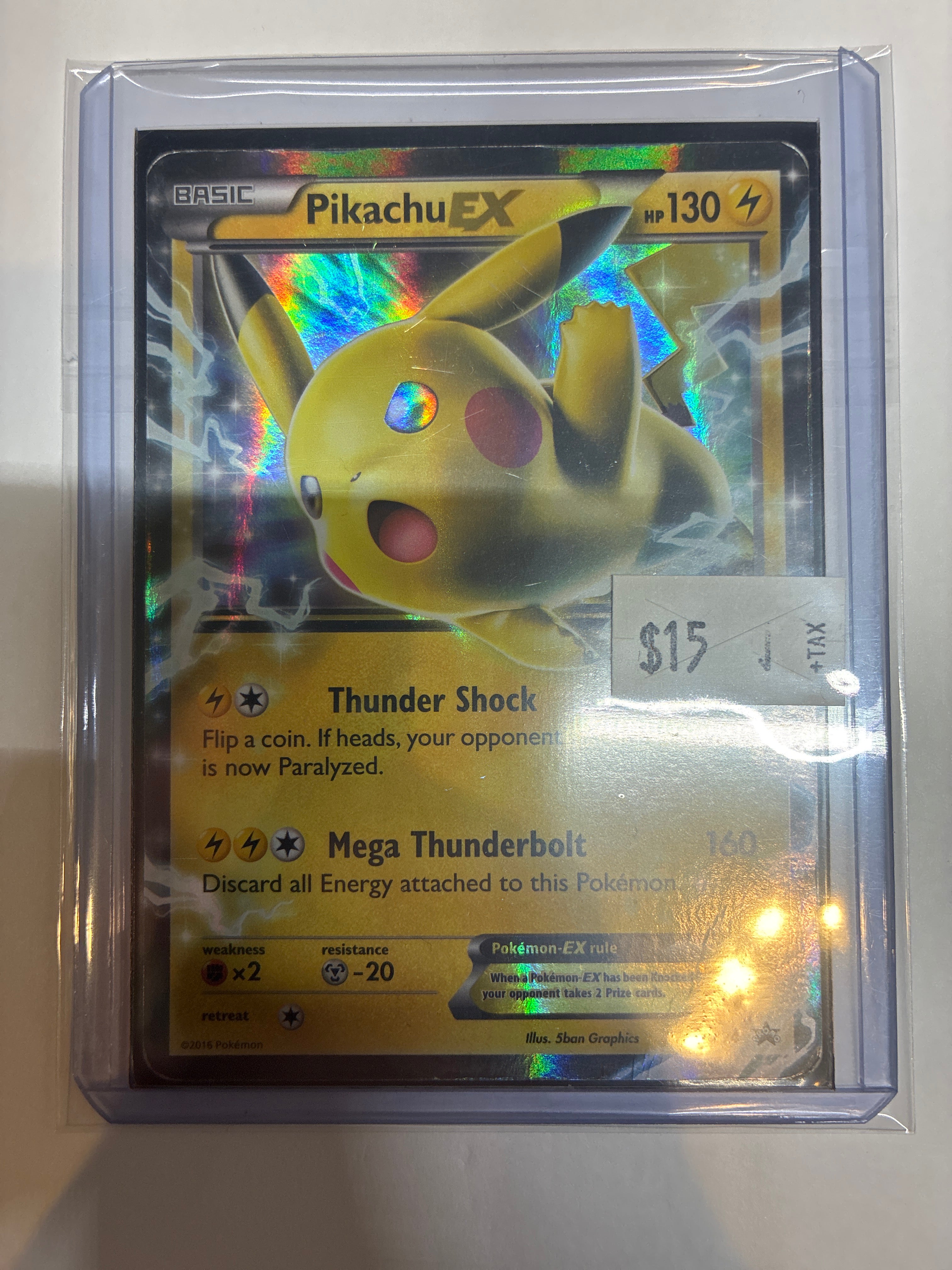 Pikachu EX XY174 Jumbo Cards Holo