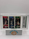 1996-97 Upper Deck Collector’s Choice Mini-Card Panels Michael Jordan, Anfernee Hardaway, Shawn Kemp SP 8