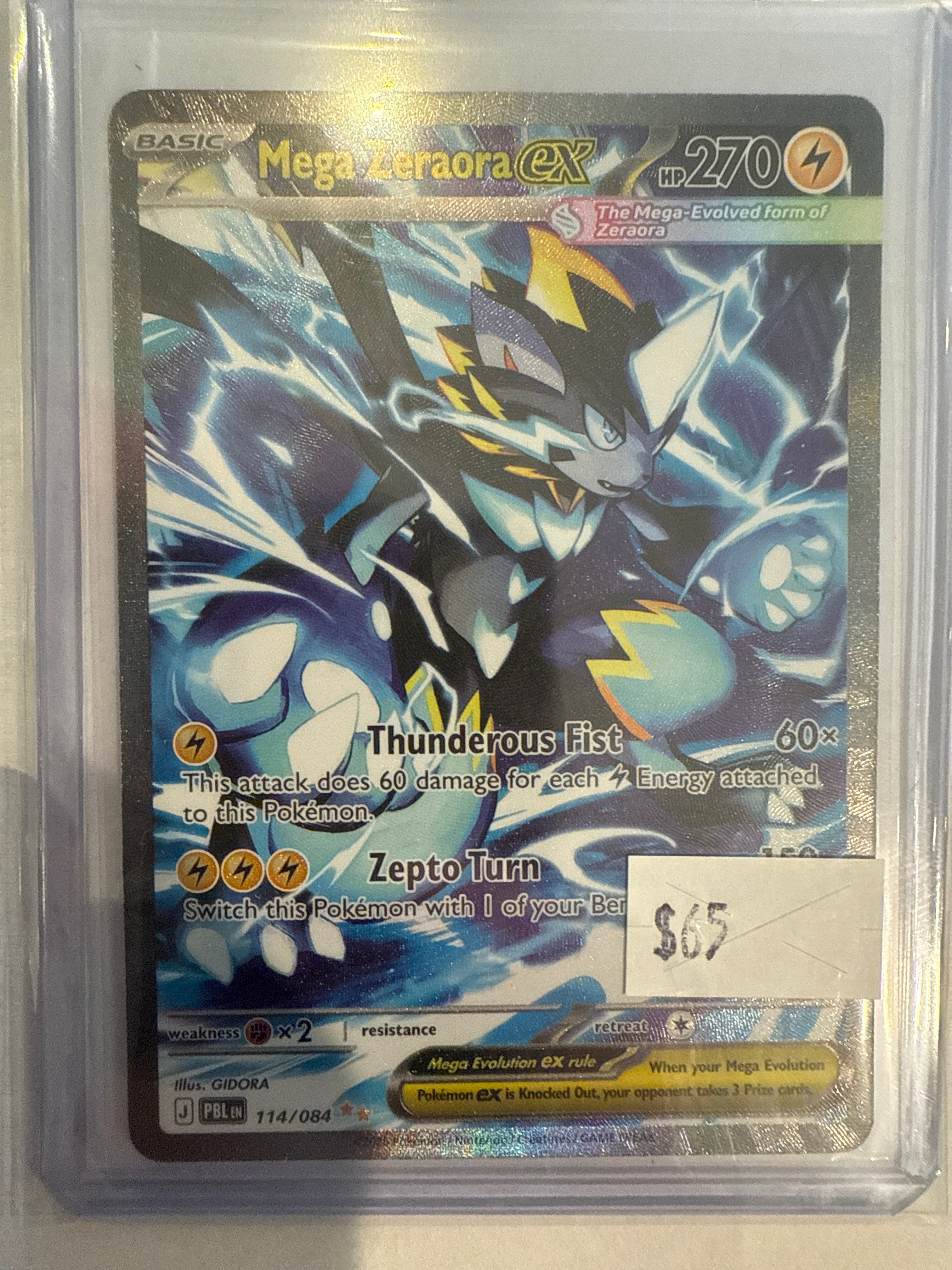 Mega Zeraora EX 114