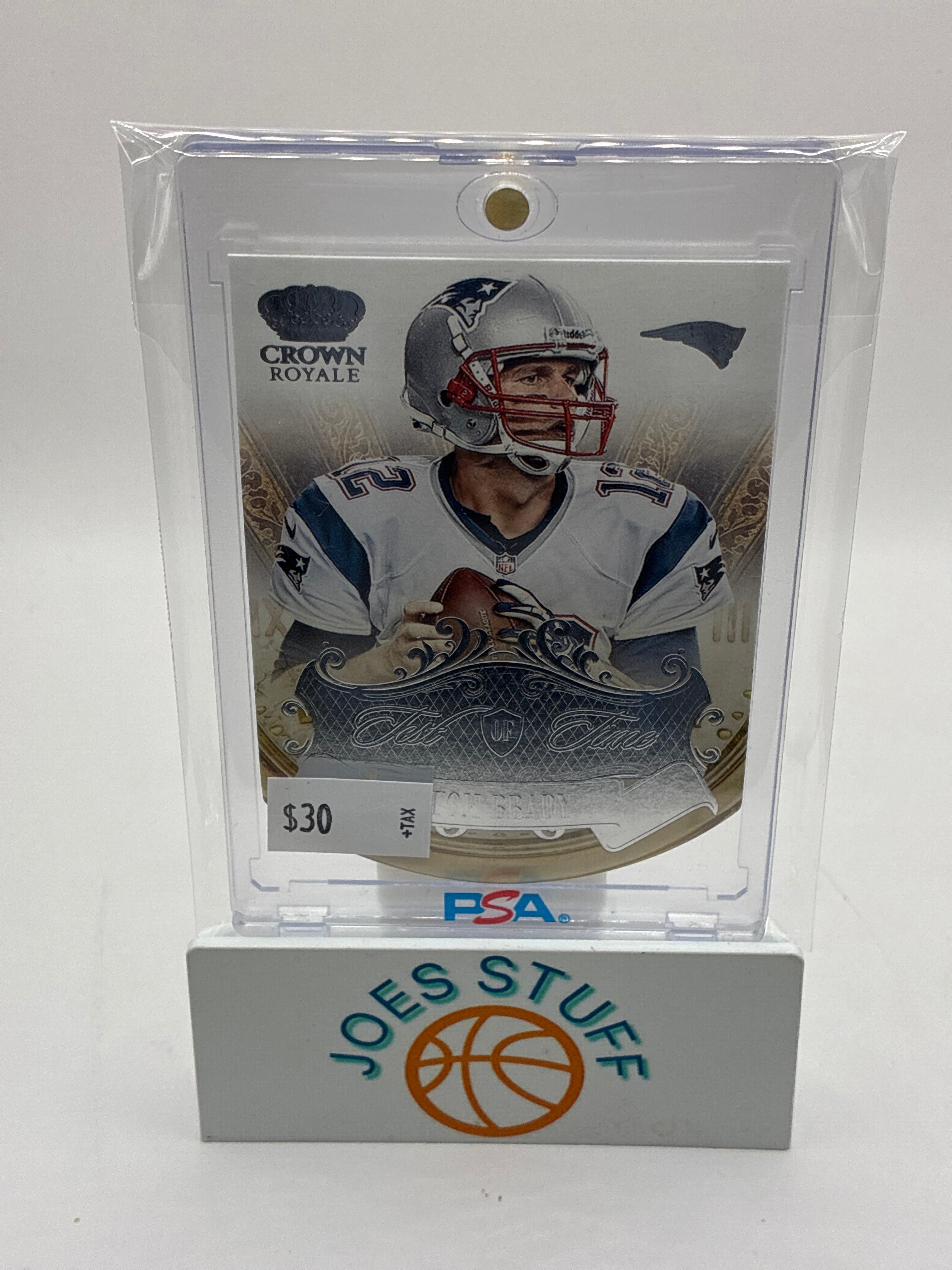 2013 Panini Crown Royale Test of Time Tom Brady