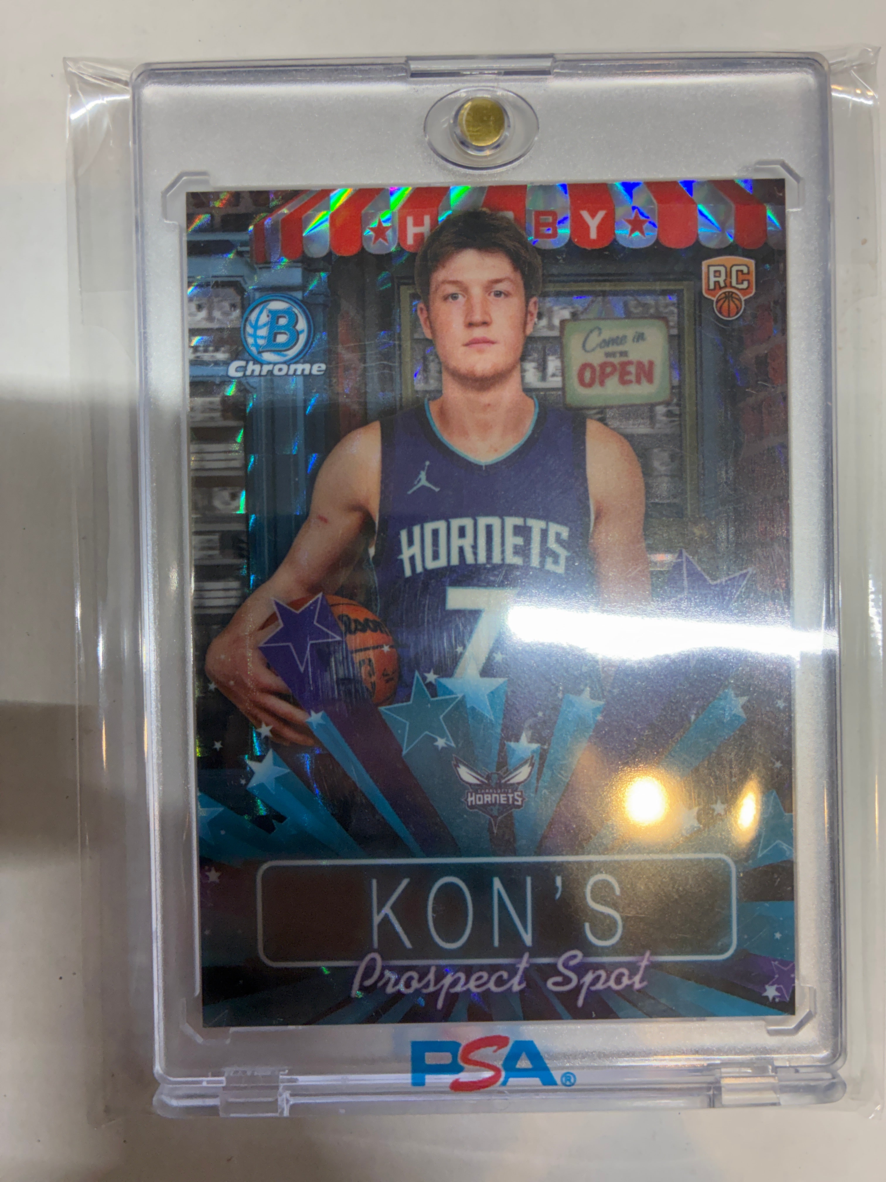 2025-26 Topps Bowman Chrome Kon Knueppel Prospect Spot Refractor #HS-7