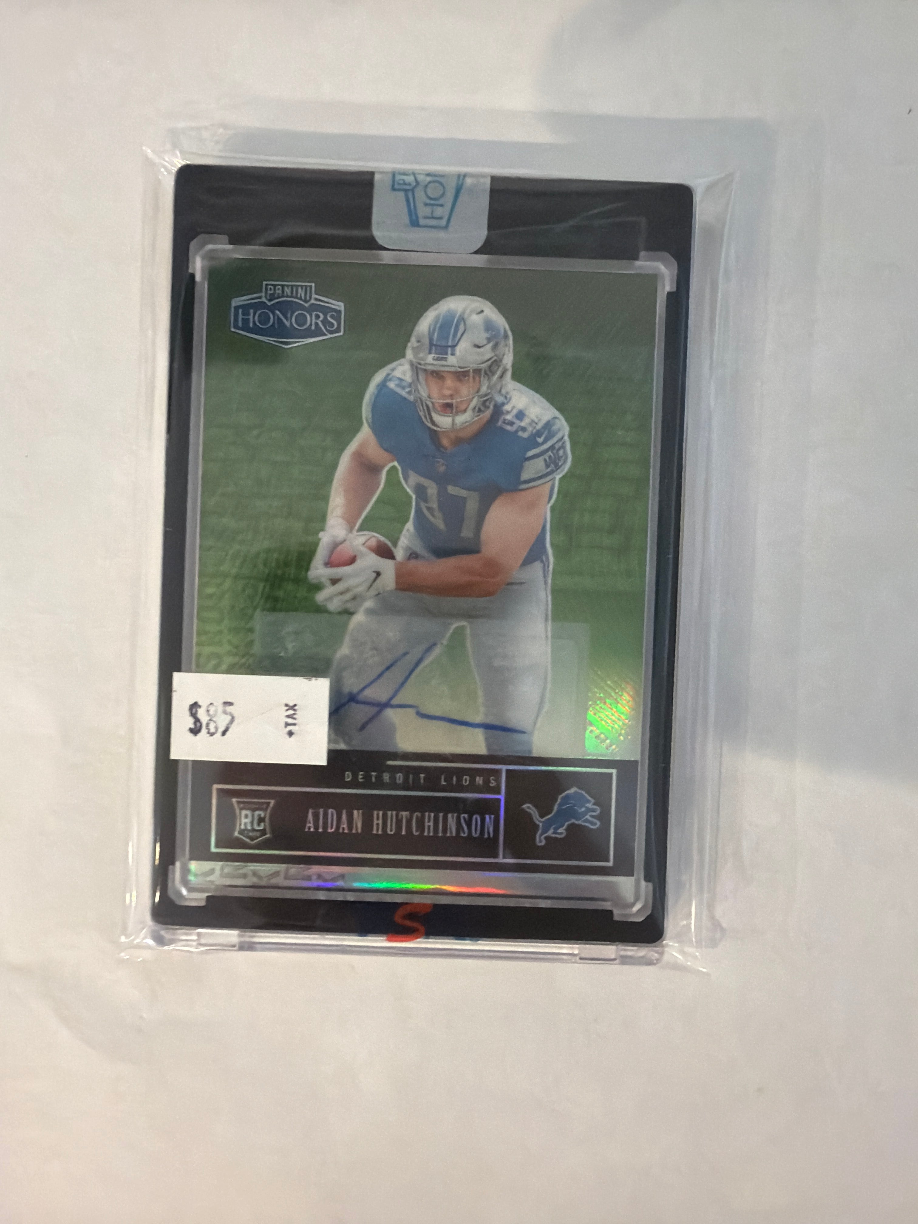 2022 panini honors Aidan Hutchinson auto