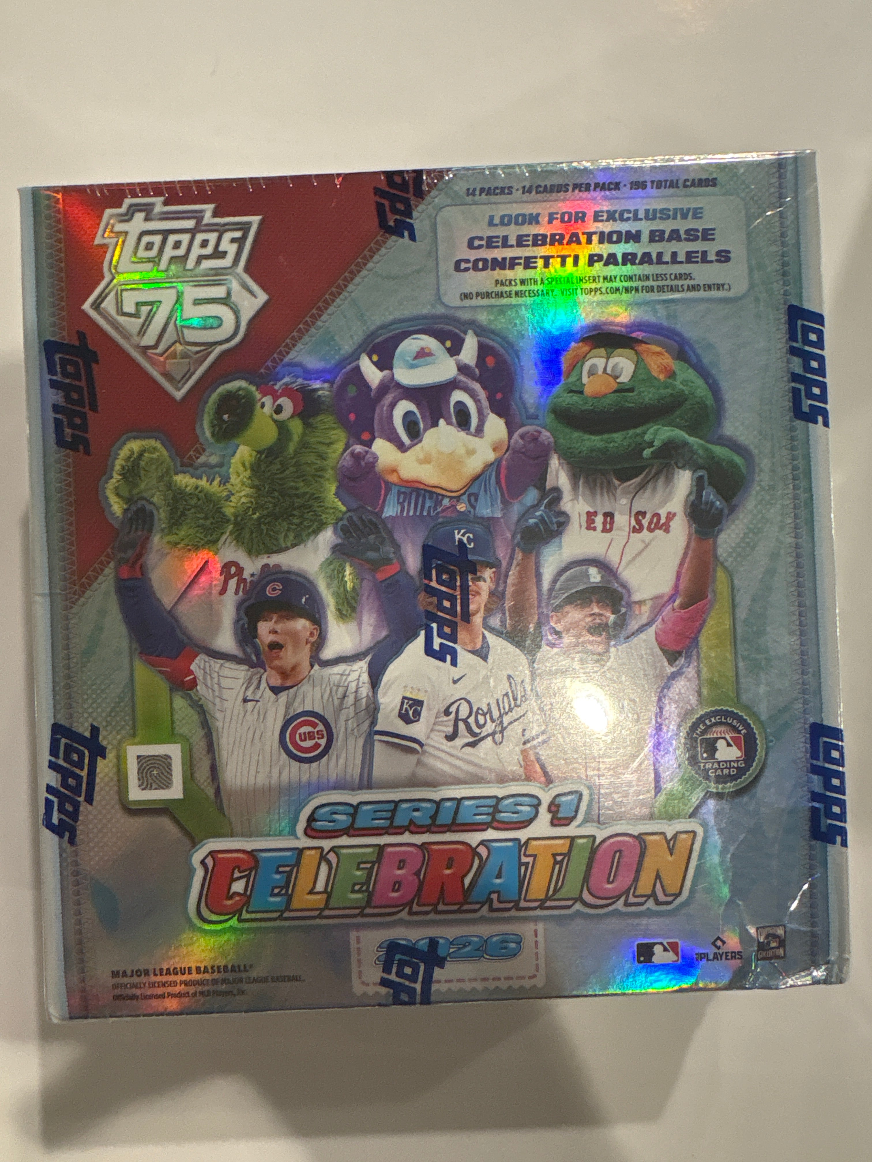 2026 Topps 75 Year Celebration Series 1 Baseball Mega Box