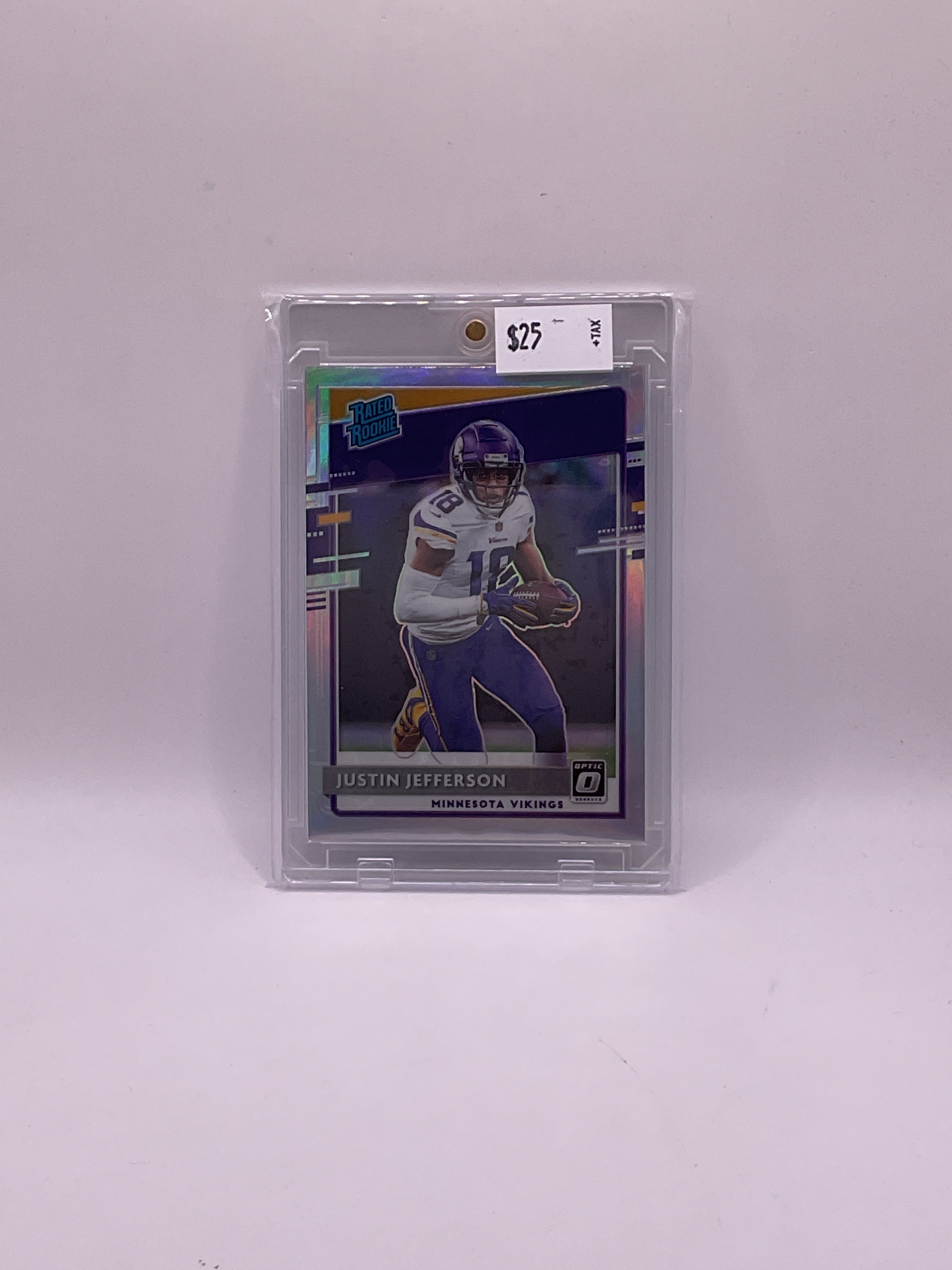 2020 Panini Donruss Optic Rated Rookies Justin Jefferson Holo Prizm