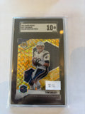 2021 panini mosaic tom Brady yellow reactive Prizm SGC 10