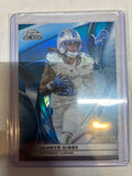 2025 Topps Chrome Black Jahmyr Gibbs Blue Refractor 139/150 #37