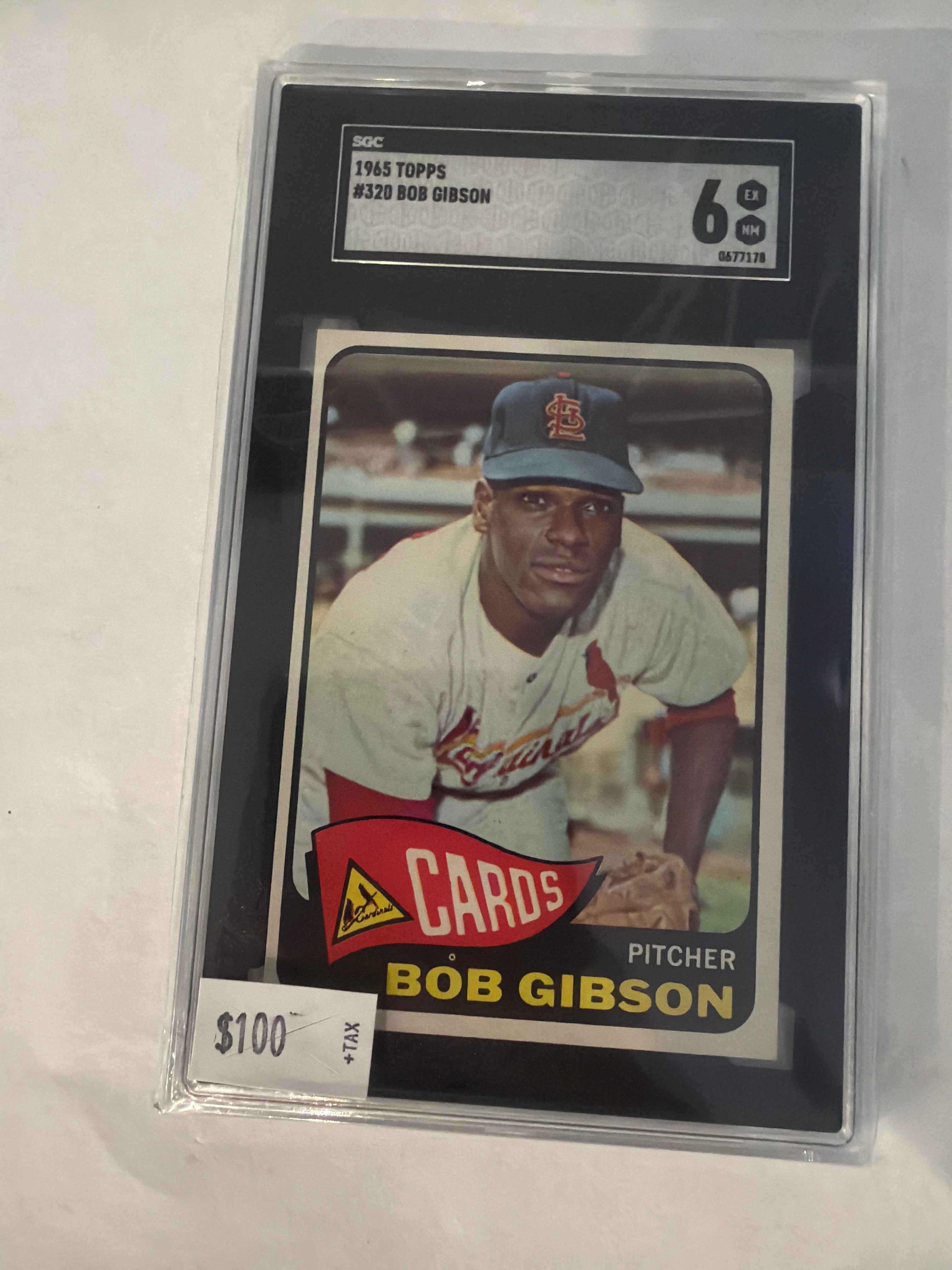 1965 Topps bob Gibson SGC 6