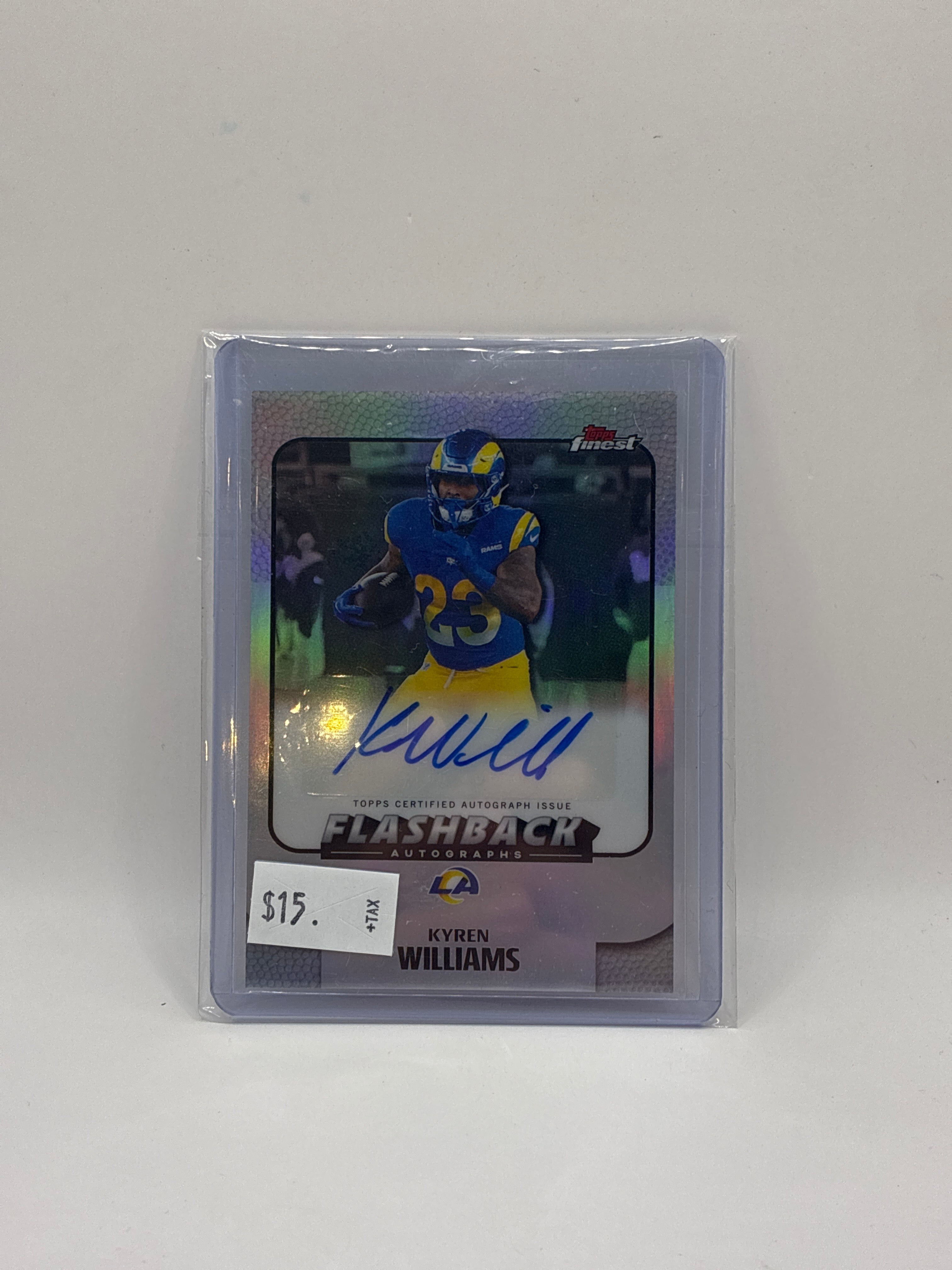 2025 Topps Finest Flashbacks Auto Kyren Williams