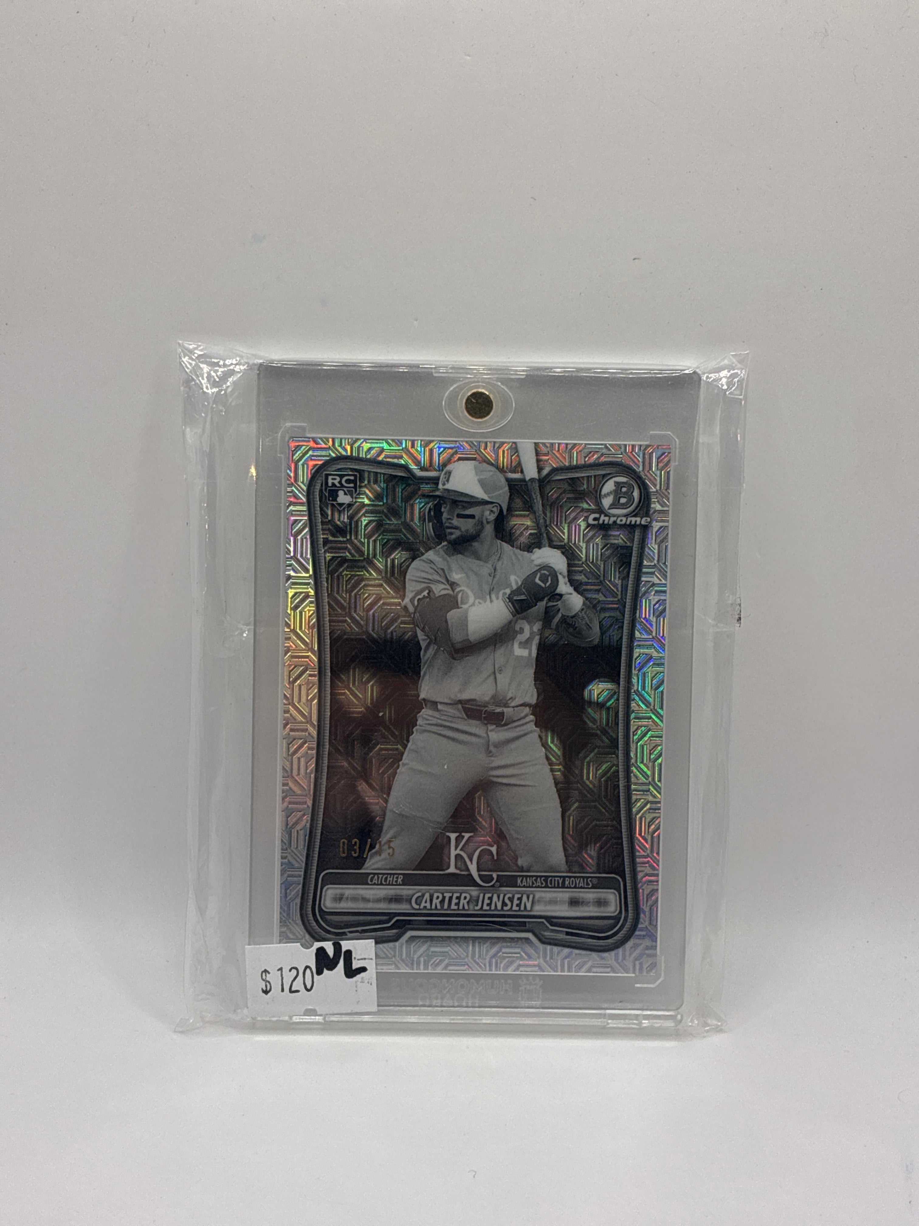 2026 Bowman Mega Box Carter Jensen Black & White Mojo Refractor 03/15