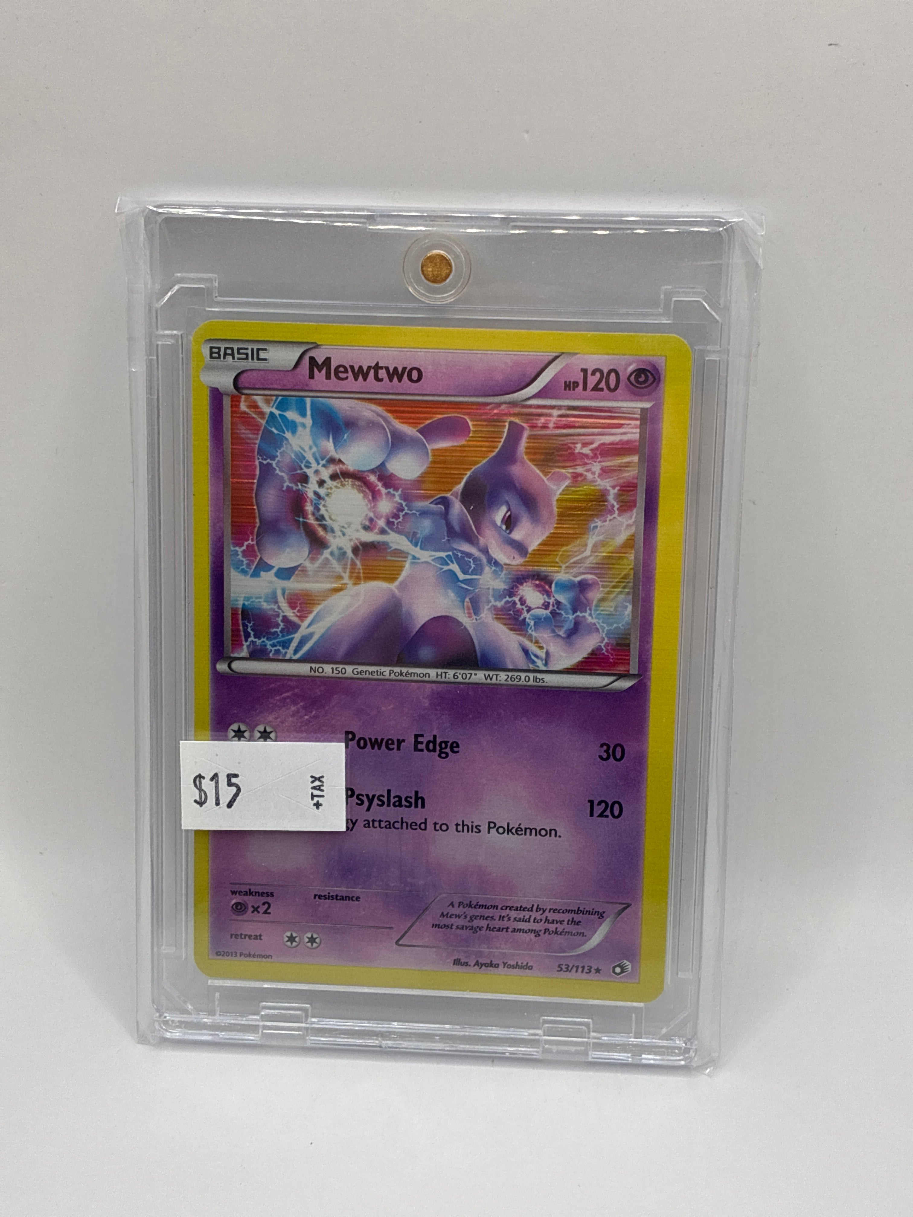 Mewtwo 53/113 Legendary Treasures Holo