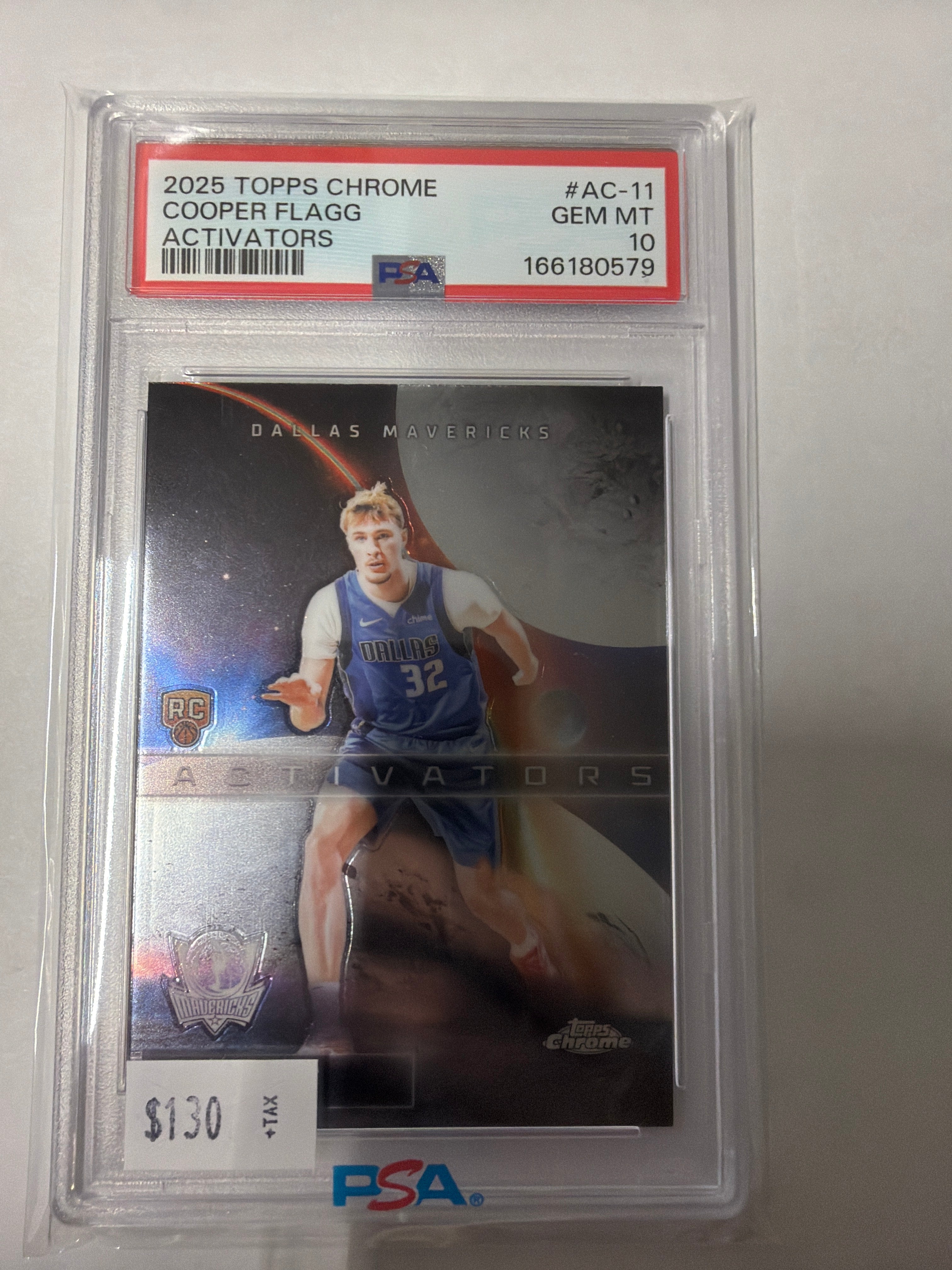 2025 Topps chrome cooper Flagg activators