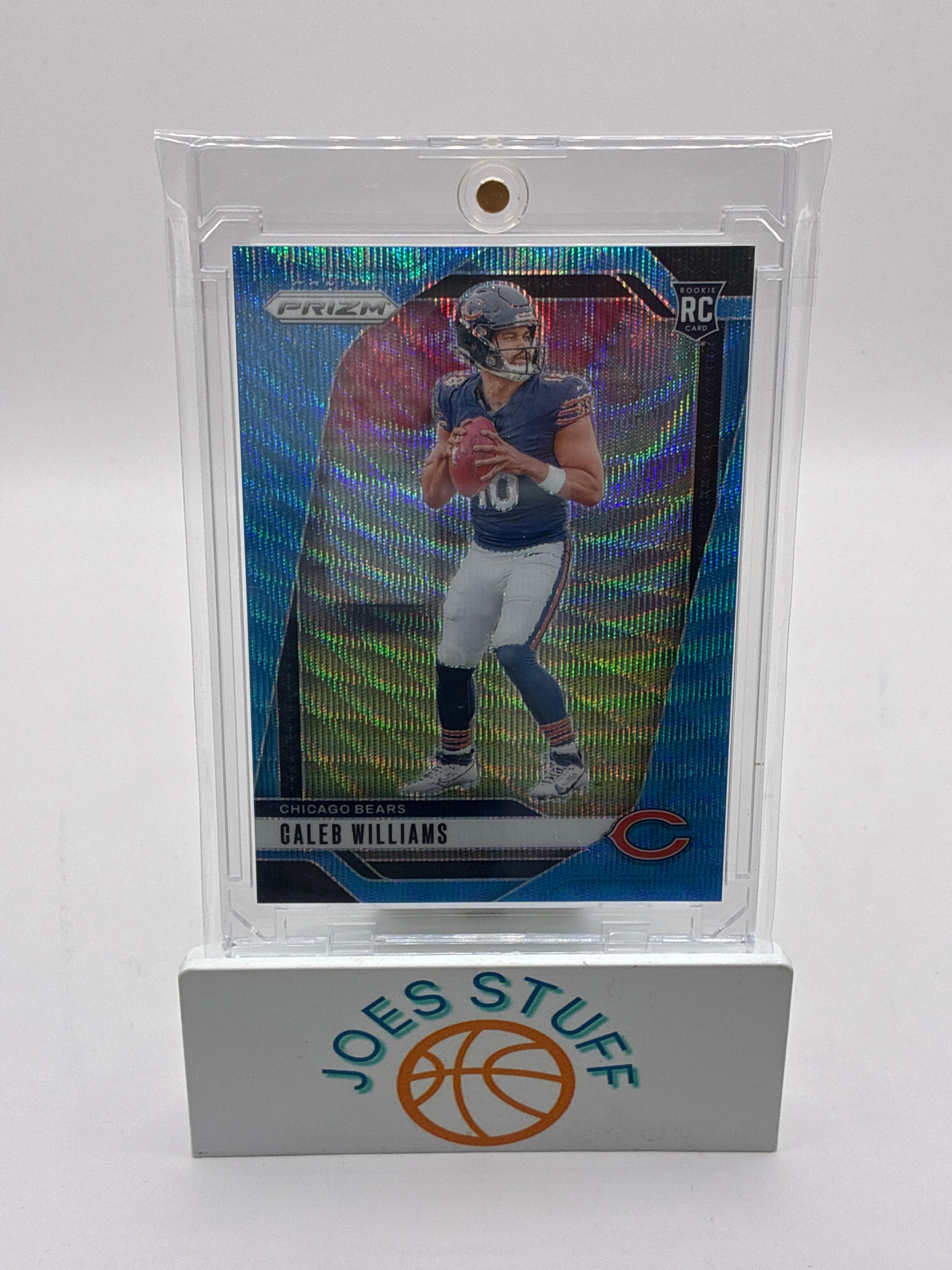 2024 Panini Prizm Rookies Caleb Williams Blue Wave Prizm 128/230