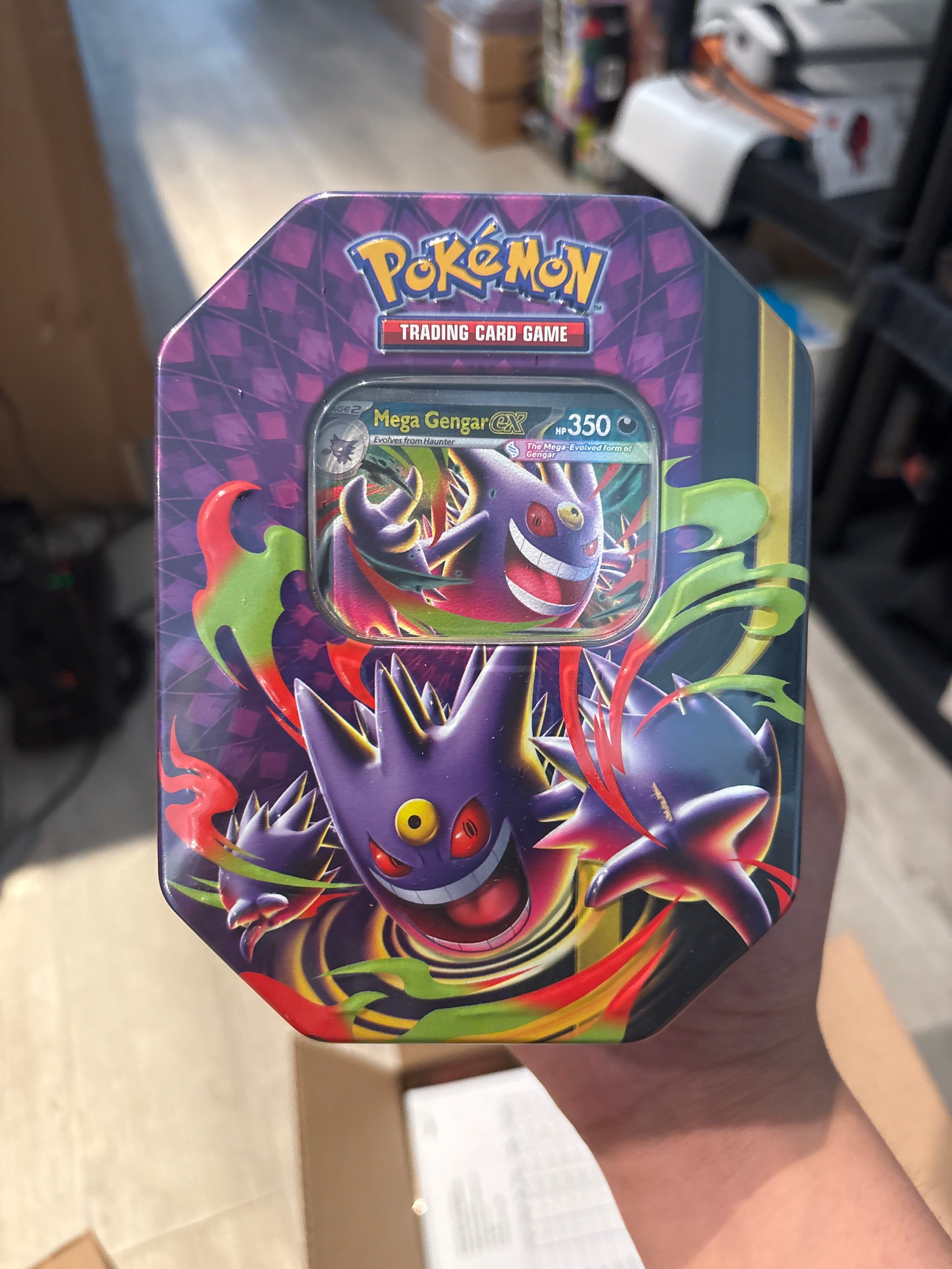 Mega Moonlit Tin Mega Gengar EX Pokemon TCG Brand New