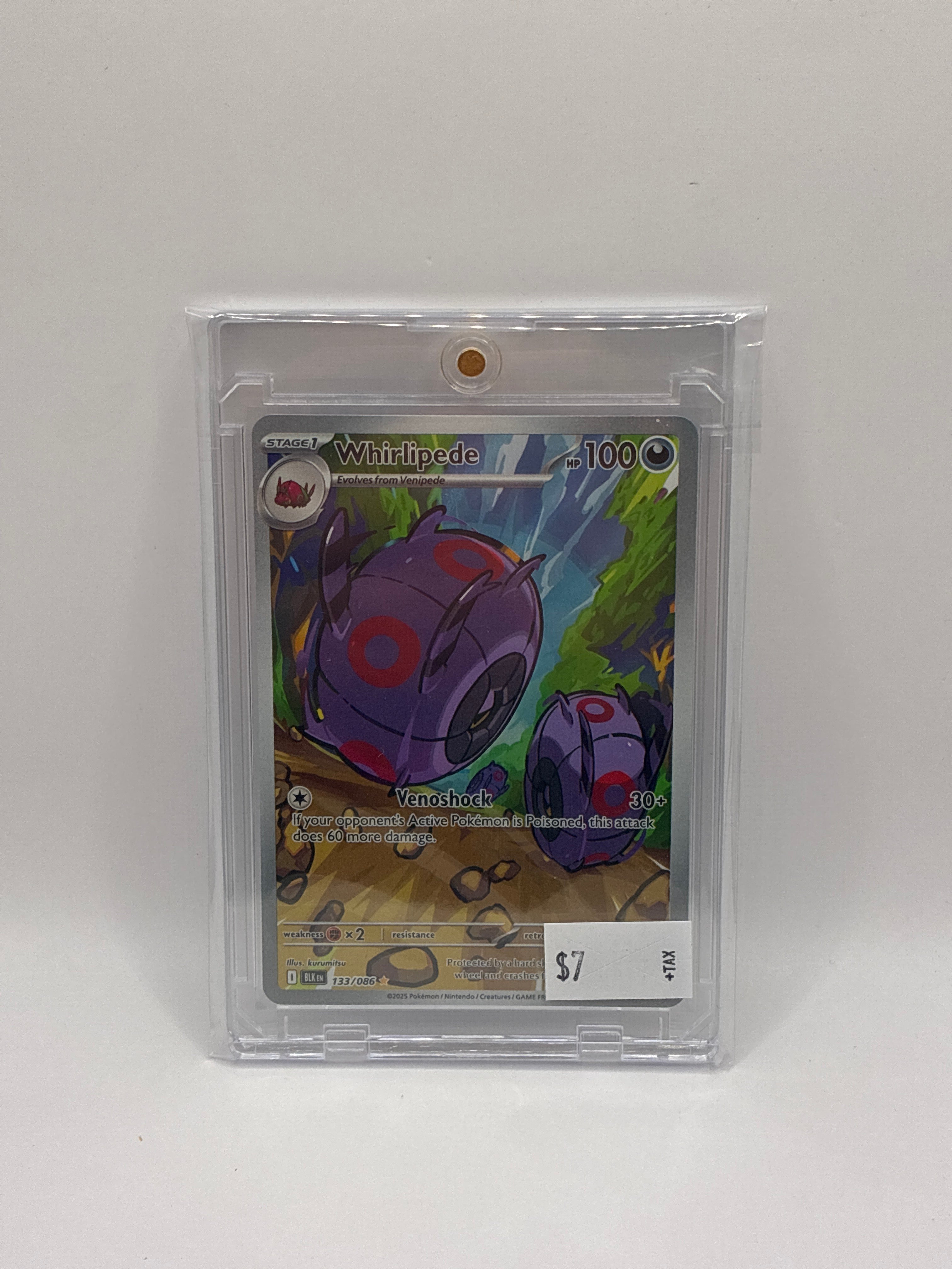 Whirlipede 133/086 Sv: Black Bolt Holo