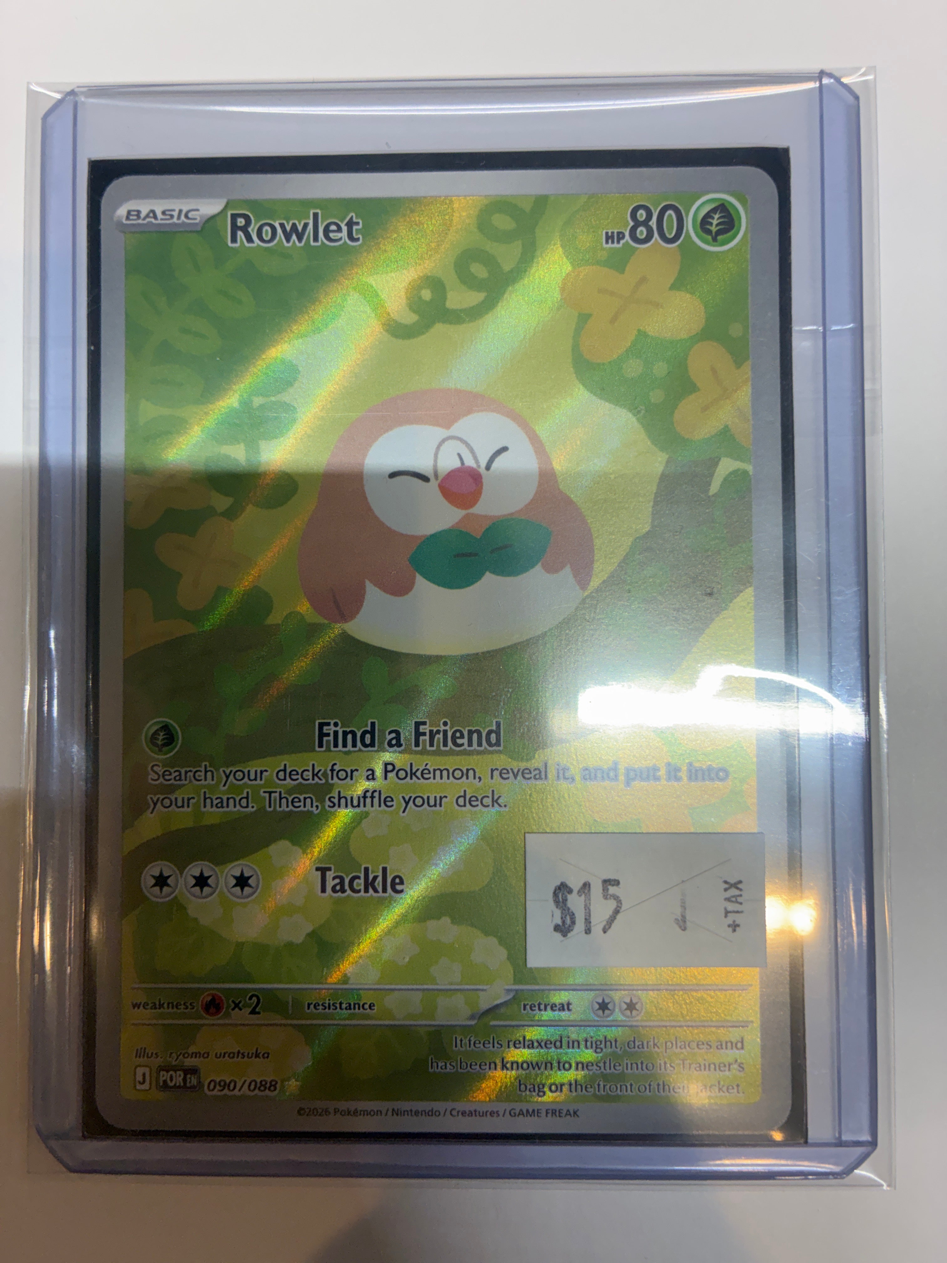 Rowlet 090/088 Me03: Perfect Order Holo