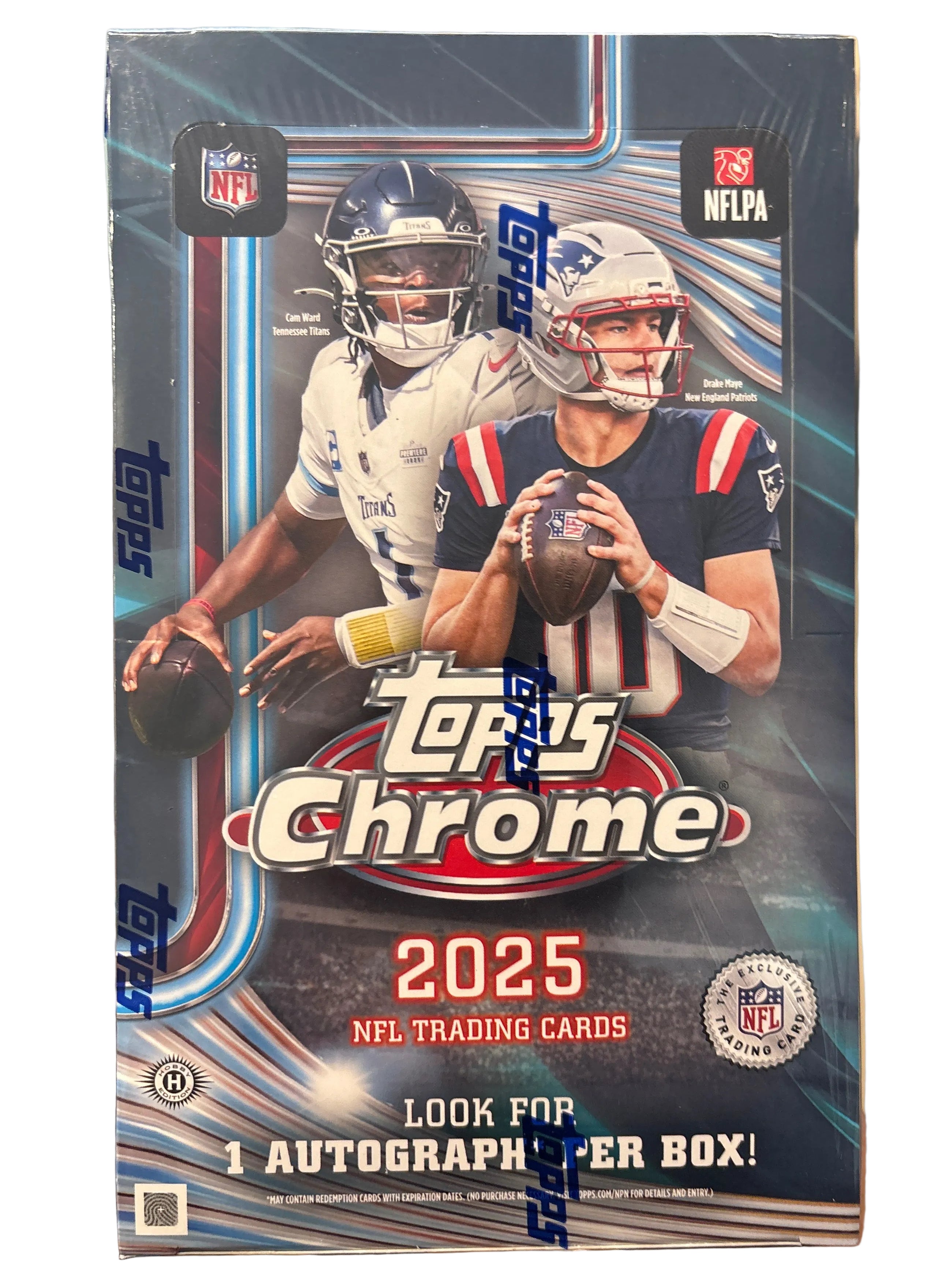 2025 Topps Chrome NFL Football Hobby Box