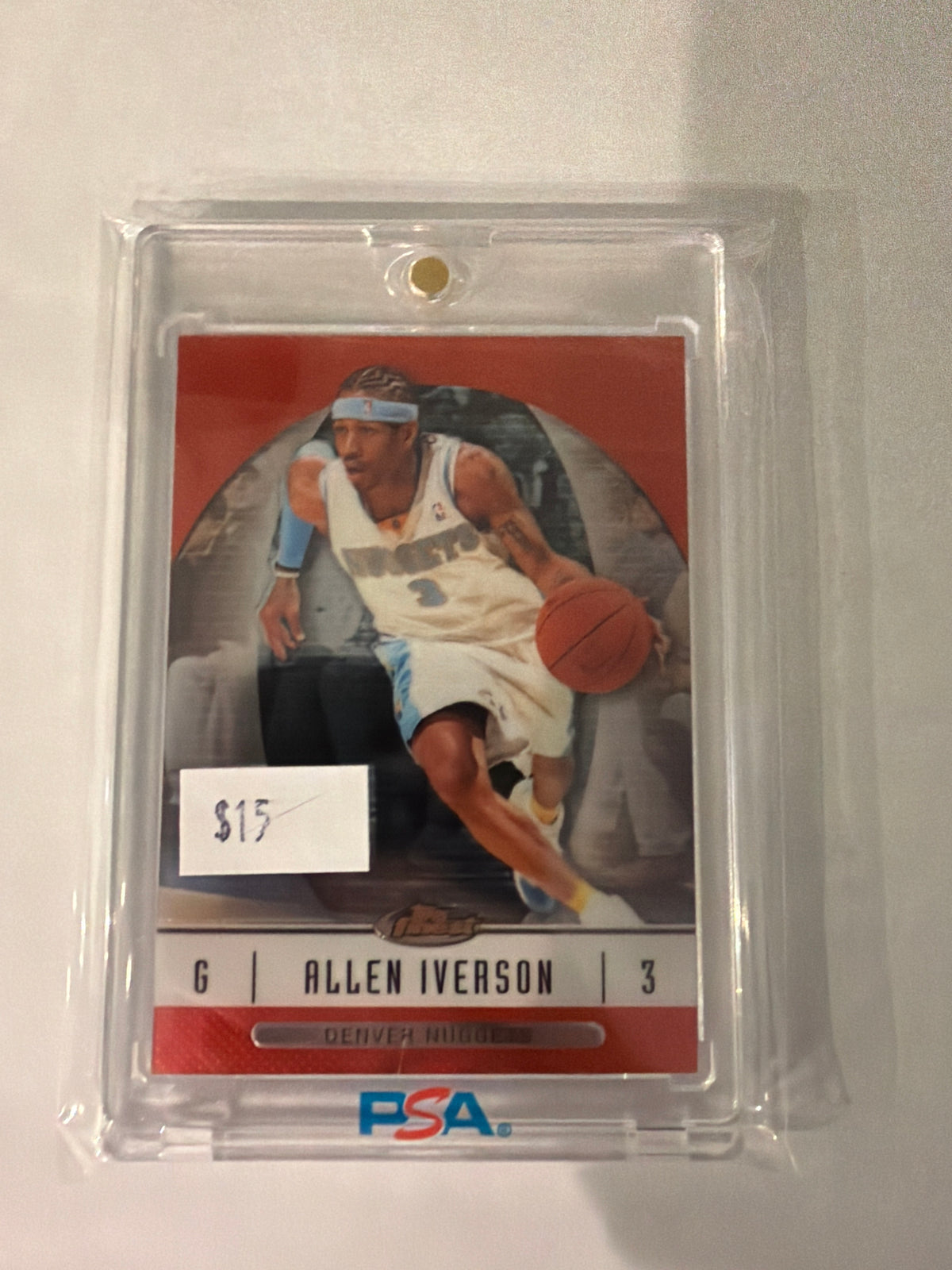 2007 Topps finest Allen iverson