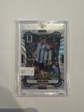 2026 Panini Prizm Road to the World Cup Lionel Messi #10 Silver Wave Refractor