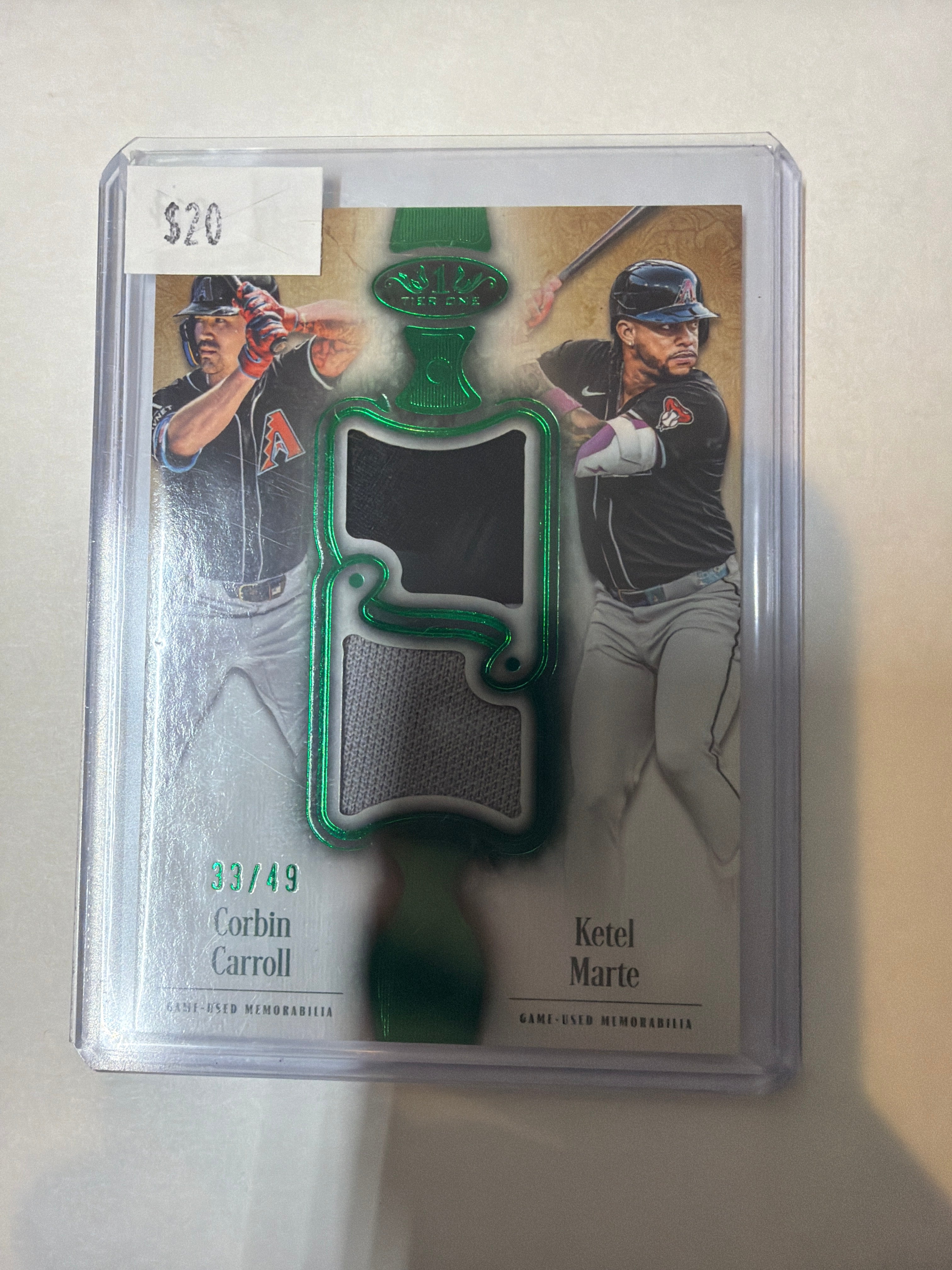 2026 Corbin Carroll Ketel Marte 33/49 patch