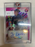 2025 Topps Pristine Auto Jack Leiter Purple Pristine Pulsar Refractor 11/15
