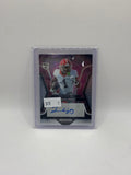 2025 Panini Prizm Black Prizmatrix Signatures Zachariah Branch