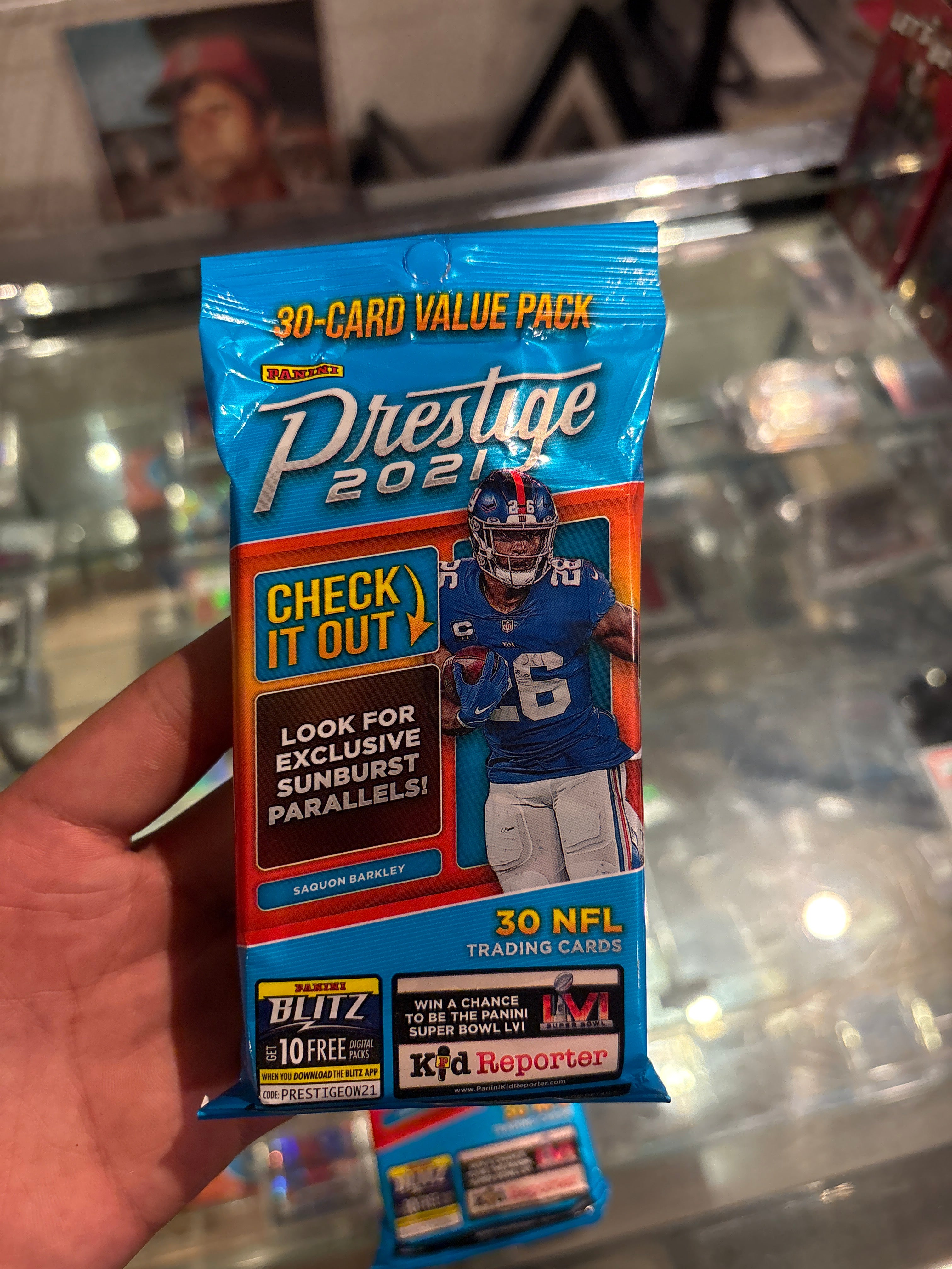 2021 prestige NFL fat pack