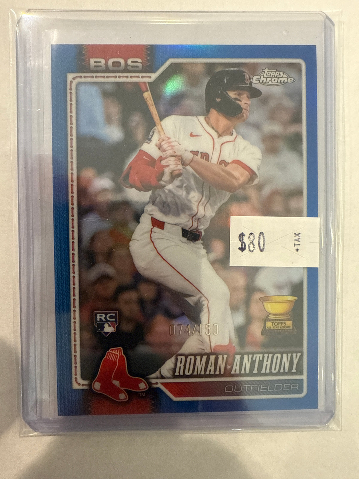 2026 Topps chrome Roman Anthony blue /150