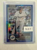 2026 Topps chrome Shohei Ohtani blue logofractor /150