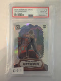 2025 Donruss optic Jalen Milroe uptown PSA 10