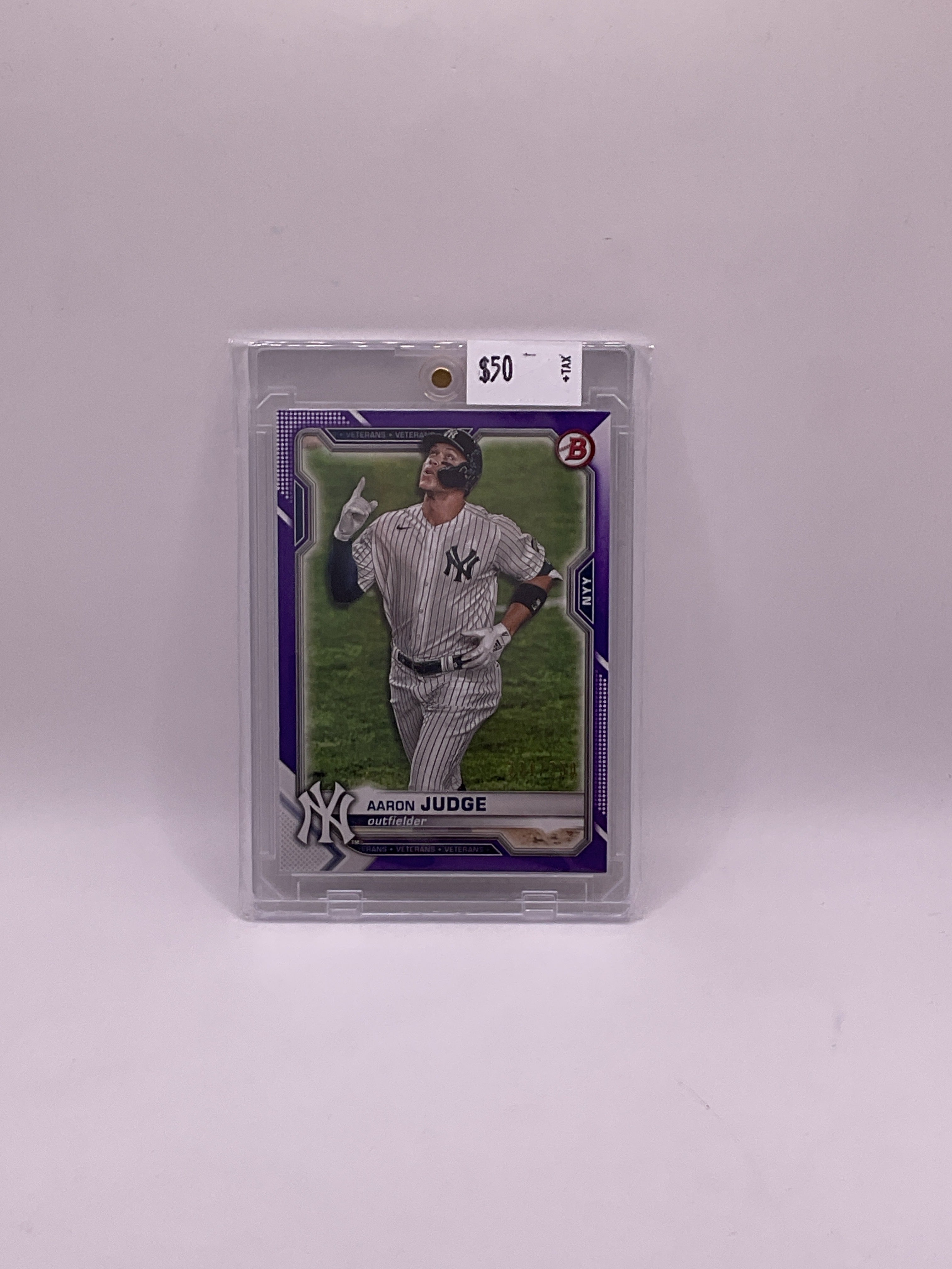 2021 Bowman Aaron Judge Purple 221/250