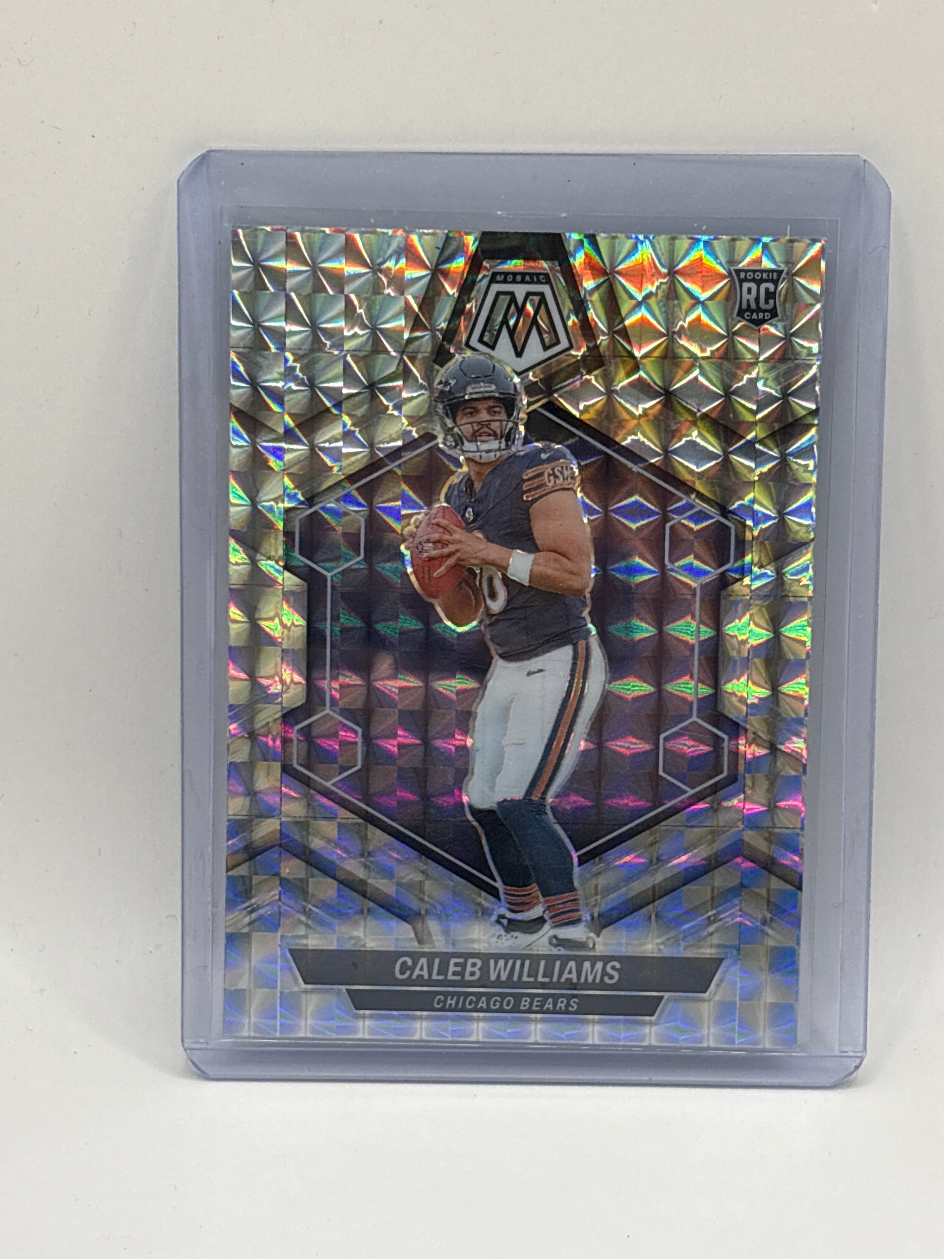 2024 Panini Mosaic - Rookies Caleb Williams #301 Silver Prizm (RC)