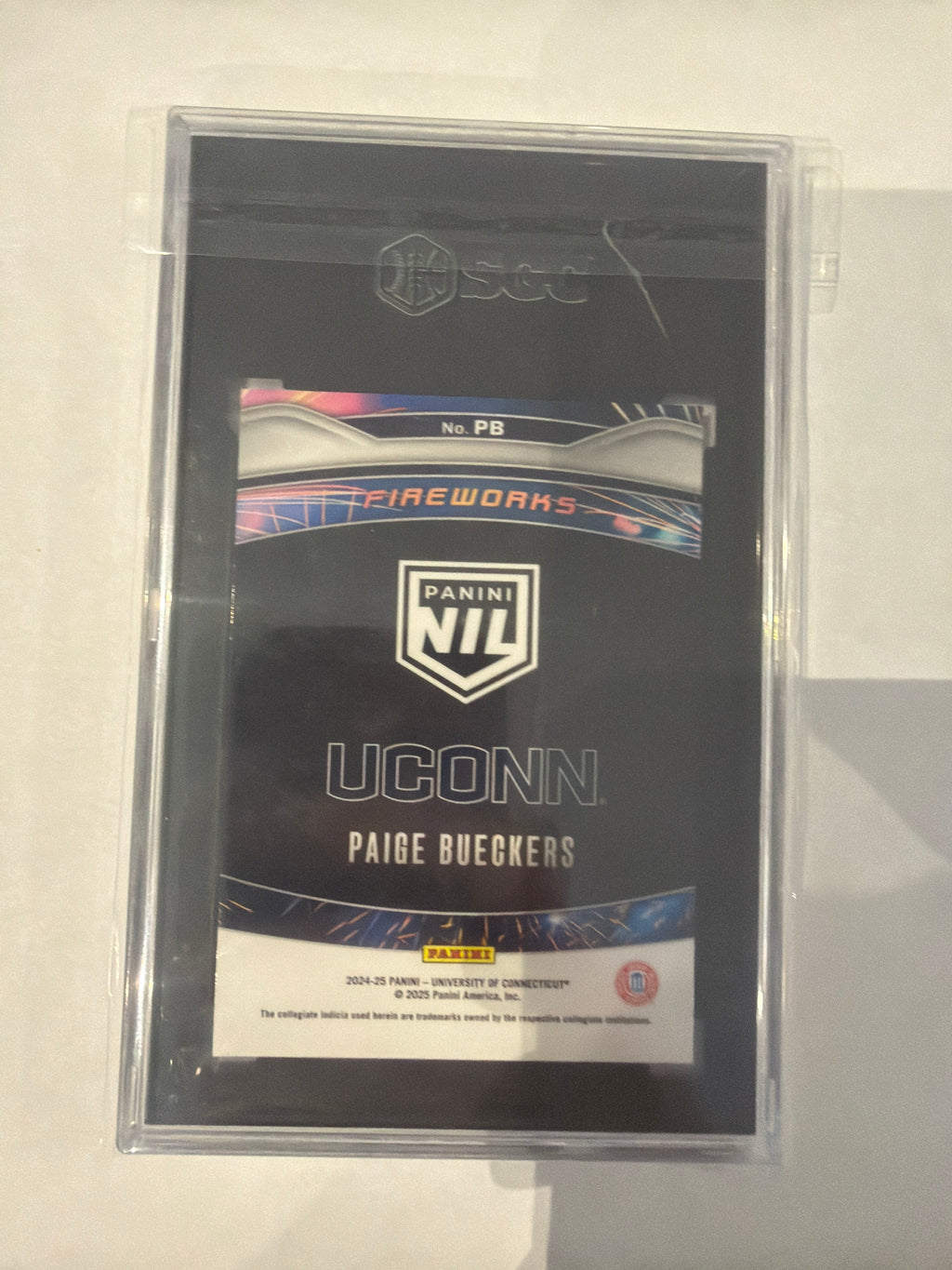 2024/25 PB Paige burckers university of Connecticut Fireworks SGC 9