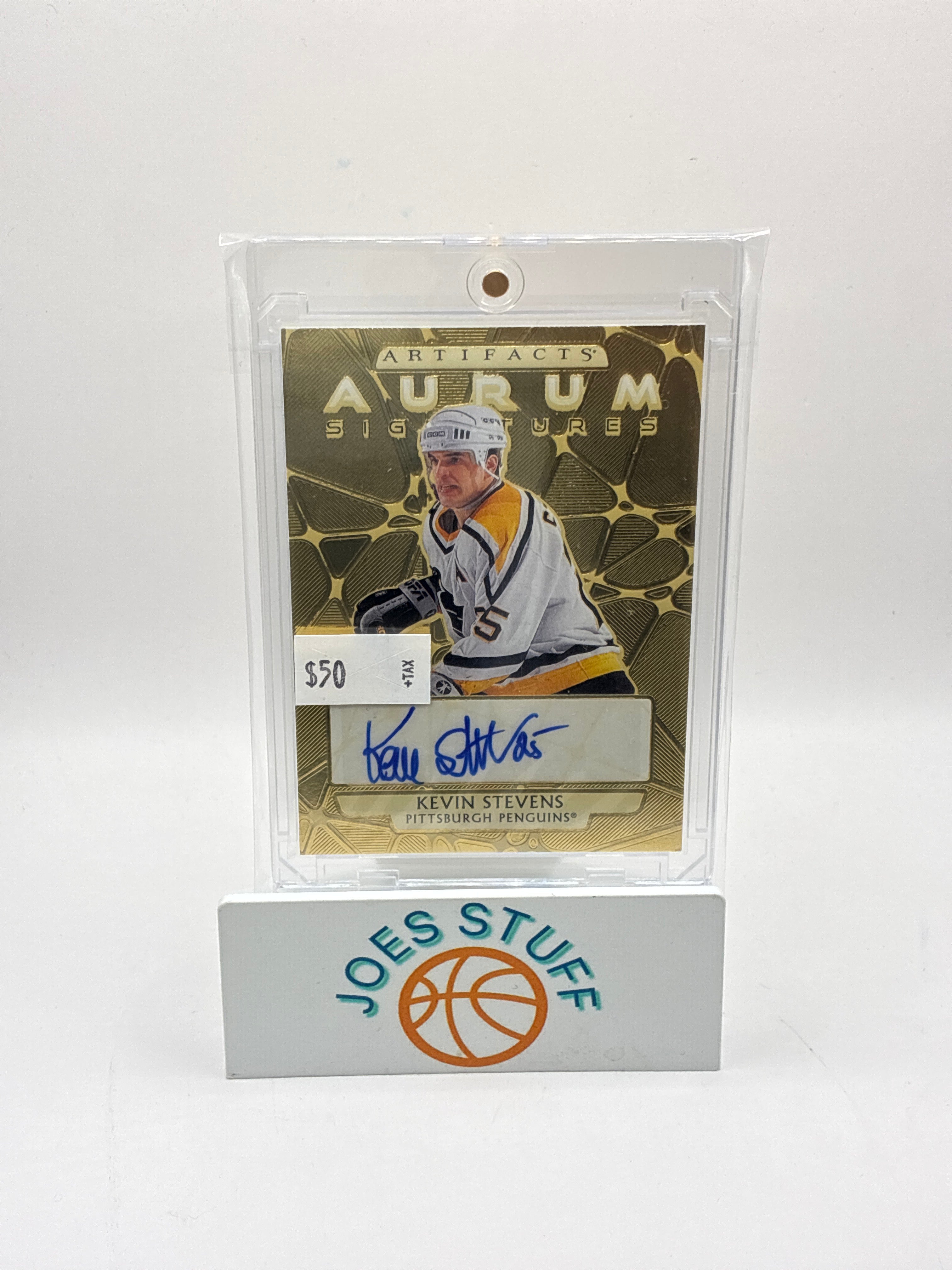 2025 Upper Deck Artifacts Aurum Signatures Greats Kevin Stevens 01/25